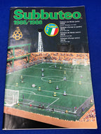 Subbuteo catalogo 1985-86