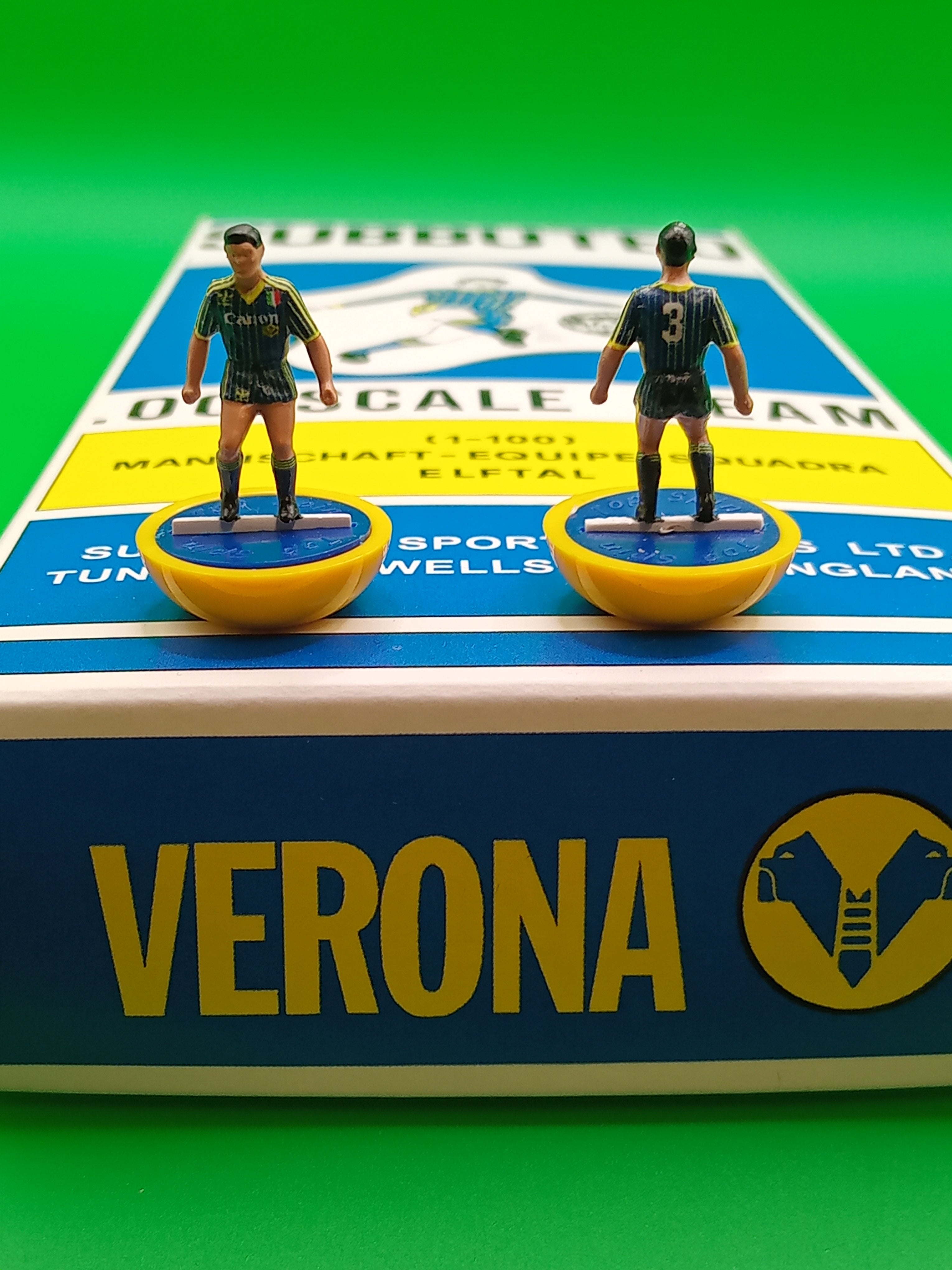 Subbuteolab squadra in decal hw Verona 1985/86 con scudetto