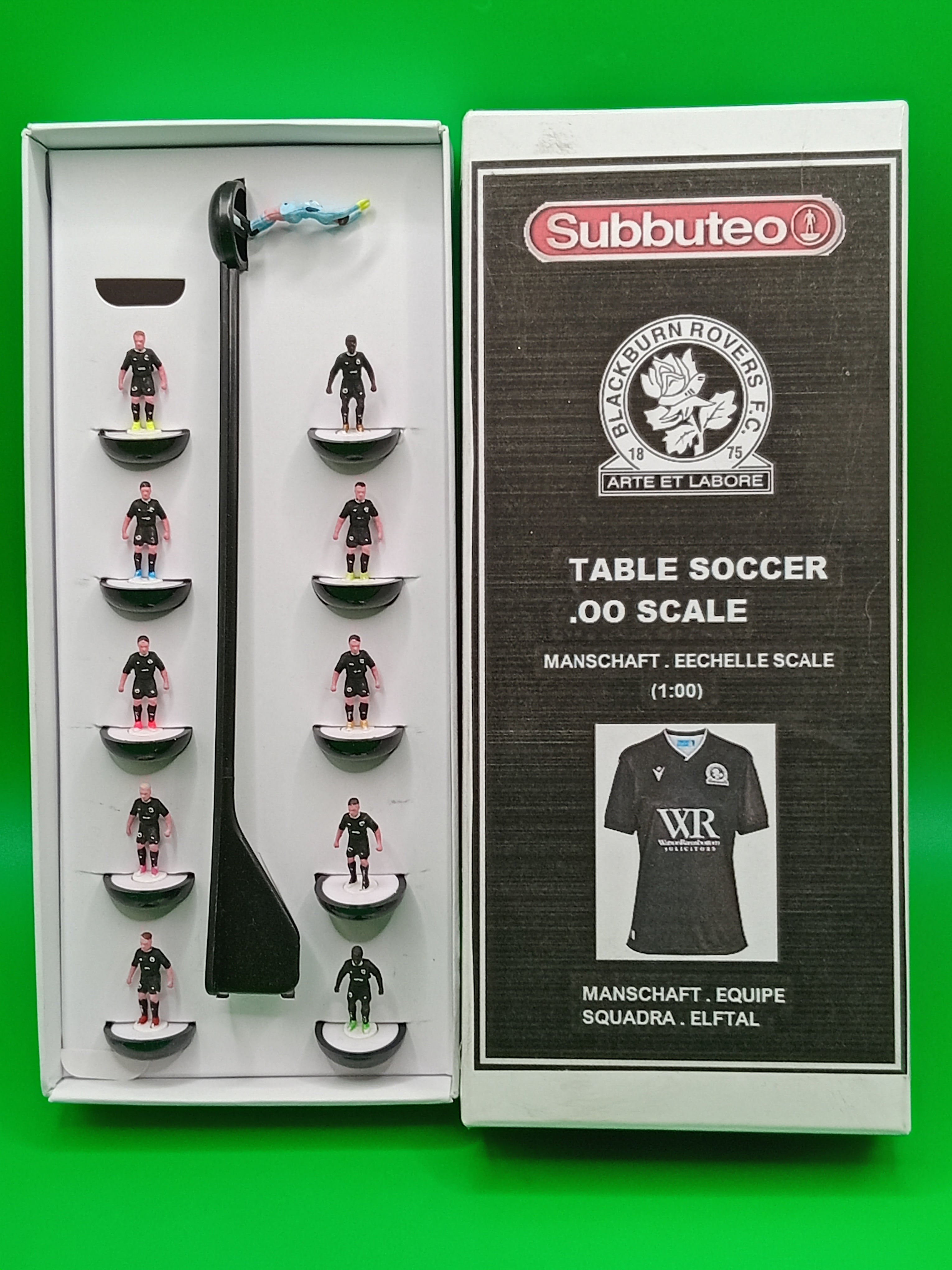 Subbuteolab squadra lw Blackburn Rovers 2nd - dipinta a mano