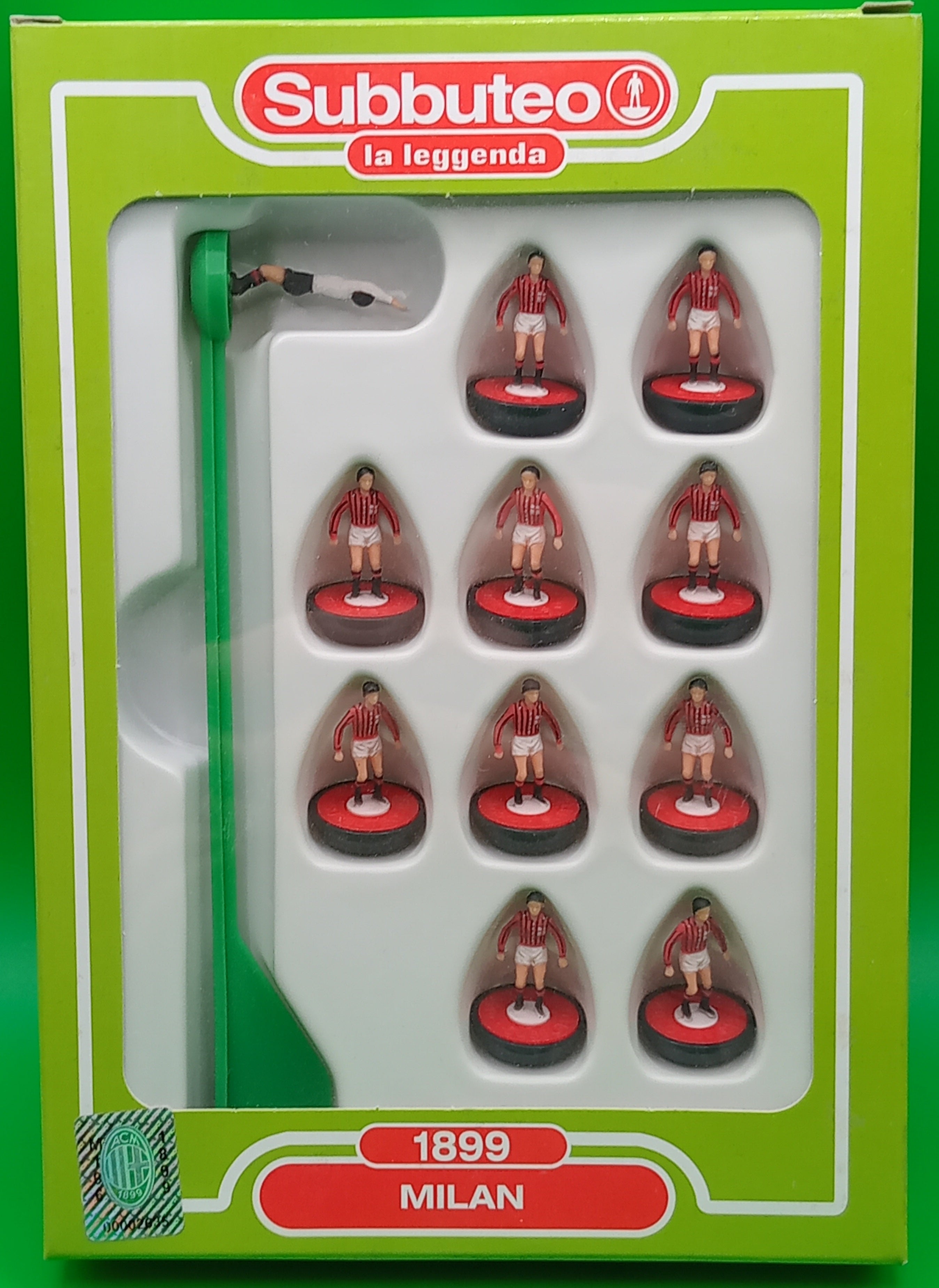 Subbuteo 'serie la leggenda lw' Milan 1899 con libretto