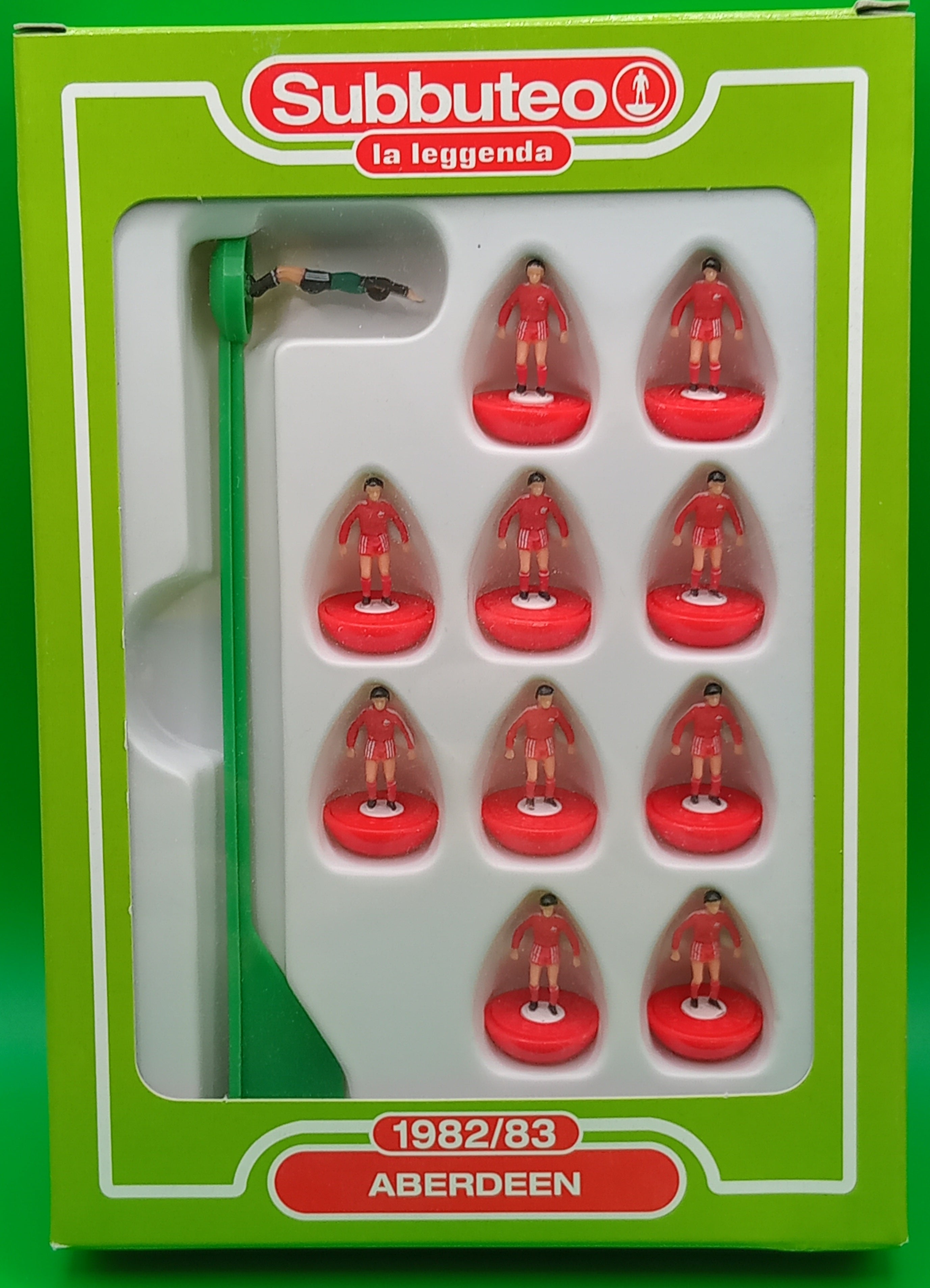 Subbuteo 'serie la leggenda lw' Aberdeen 1982/83 con libretto