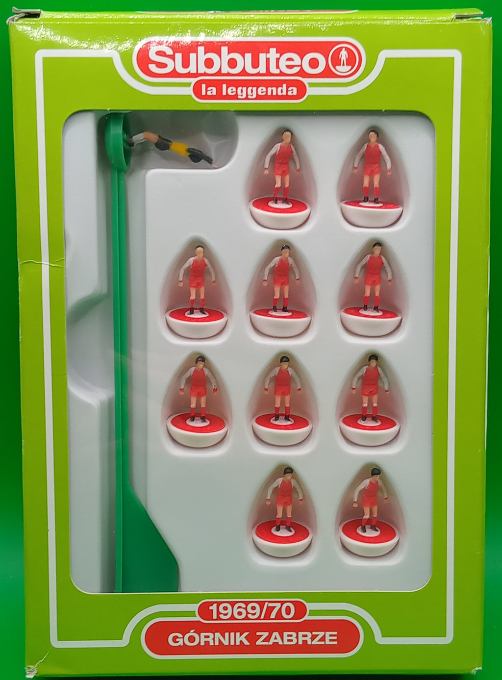 Subbuteo 'serie la leggenda lw' Gornik Zabrze 1969/70 con libretto