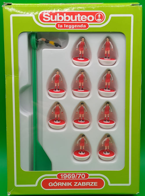 Subbuteo 'serie la leggenda lw' Gornik Zabrze 1969/70 con libretto