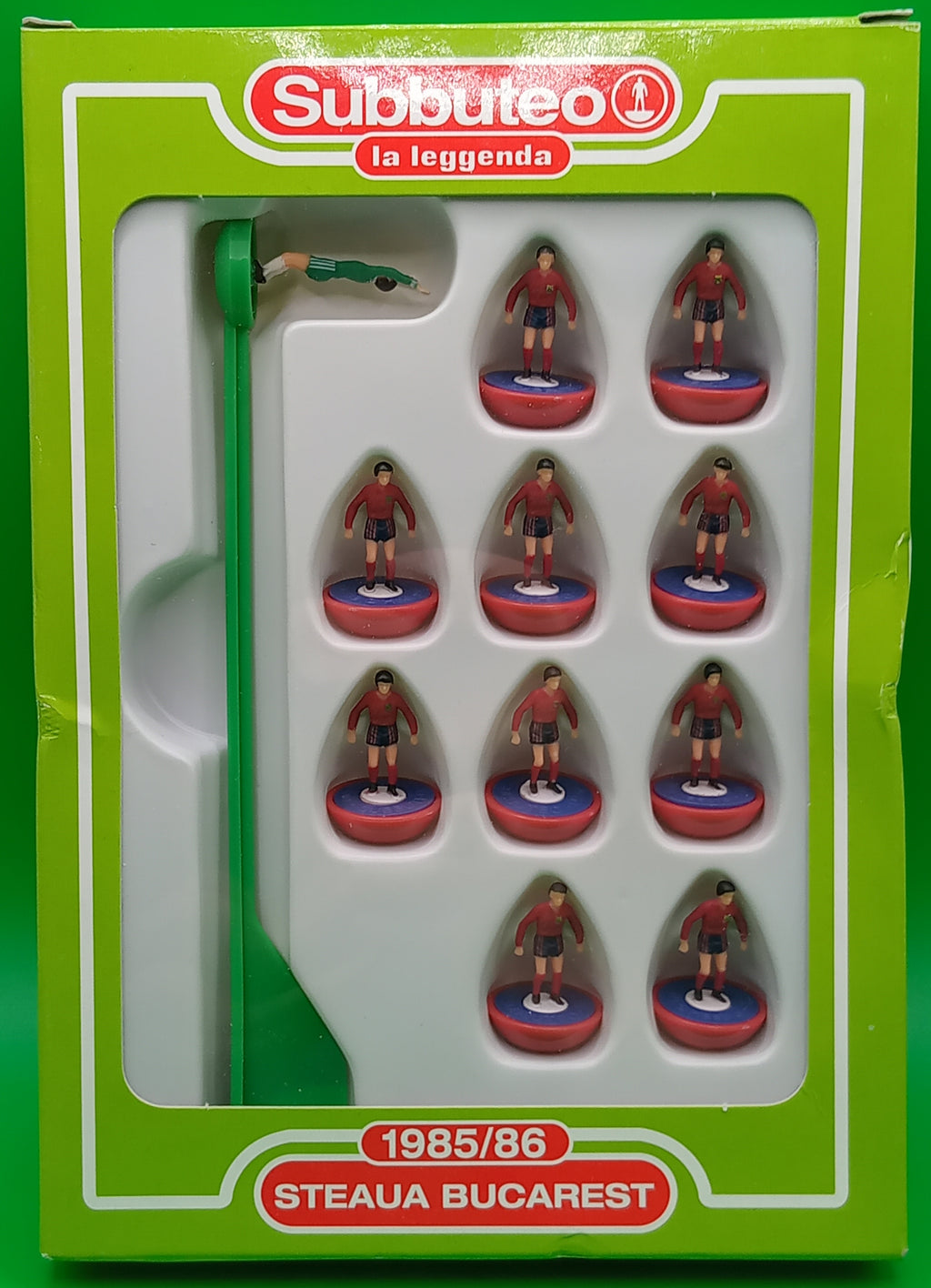 Subbuteo 'serie la leggenda lw' Steaua Bucarest 1985/86 con libretto