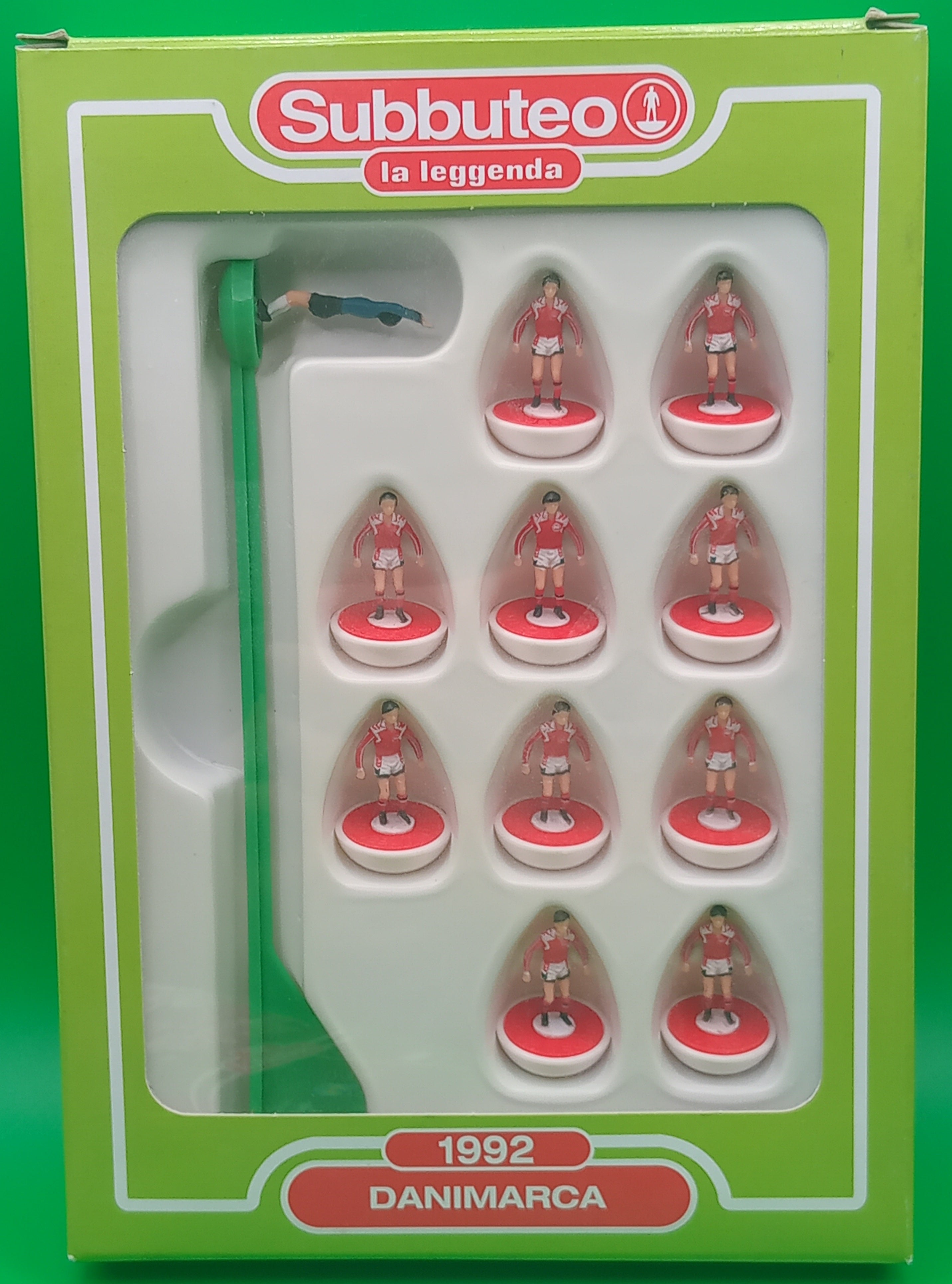 Subbuteo 'serie la leggenda lw' Danimarca 1992 con libretto