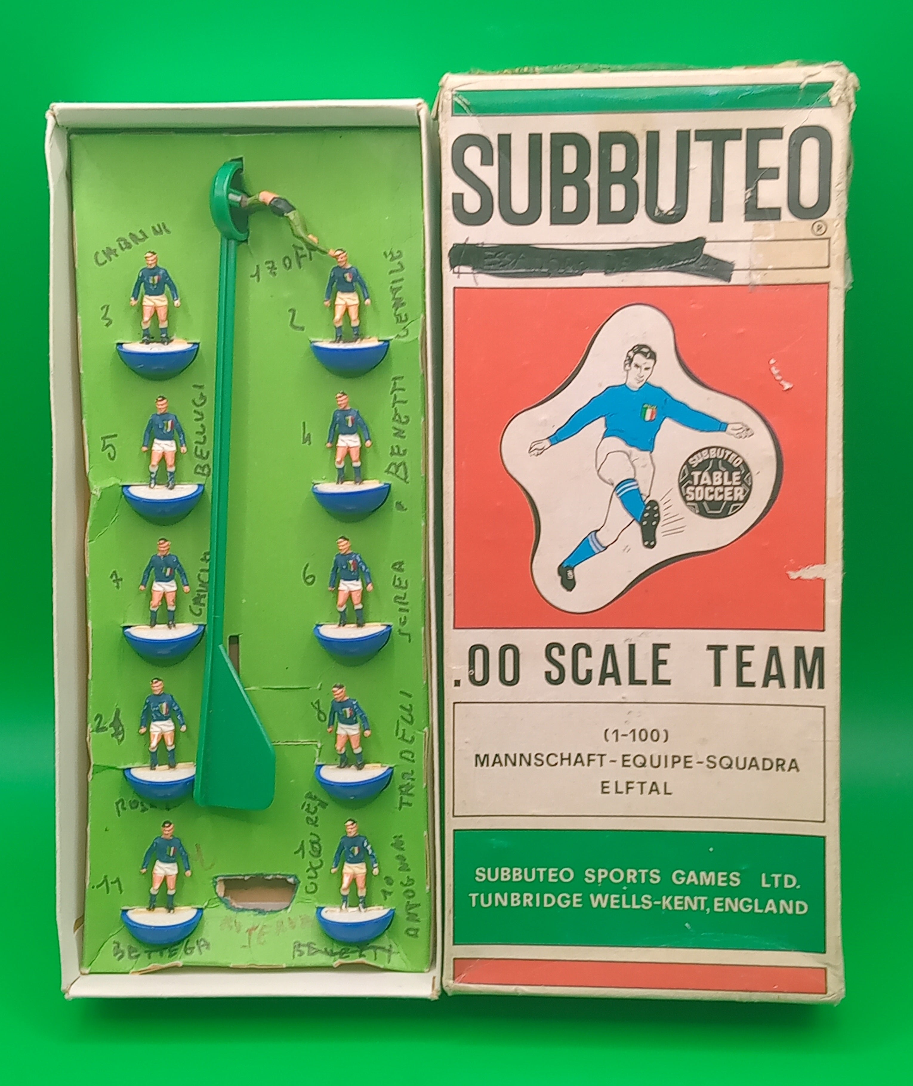 Subbuteo squadra hw Italia Speciale