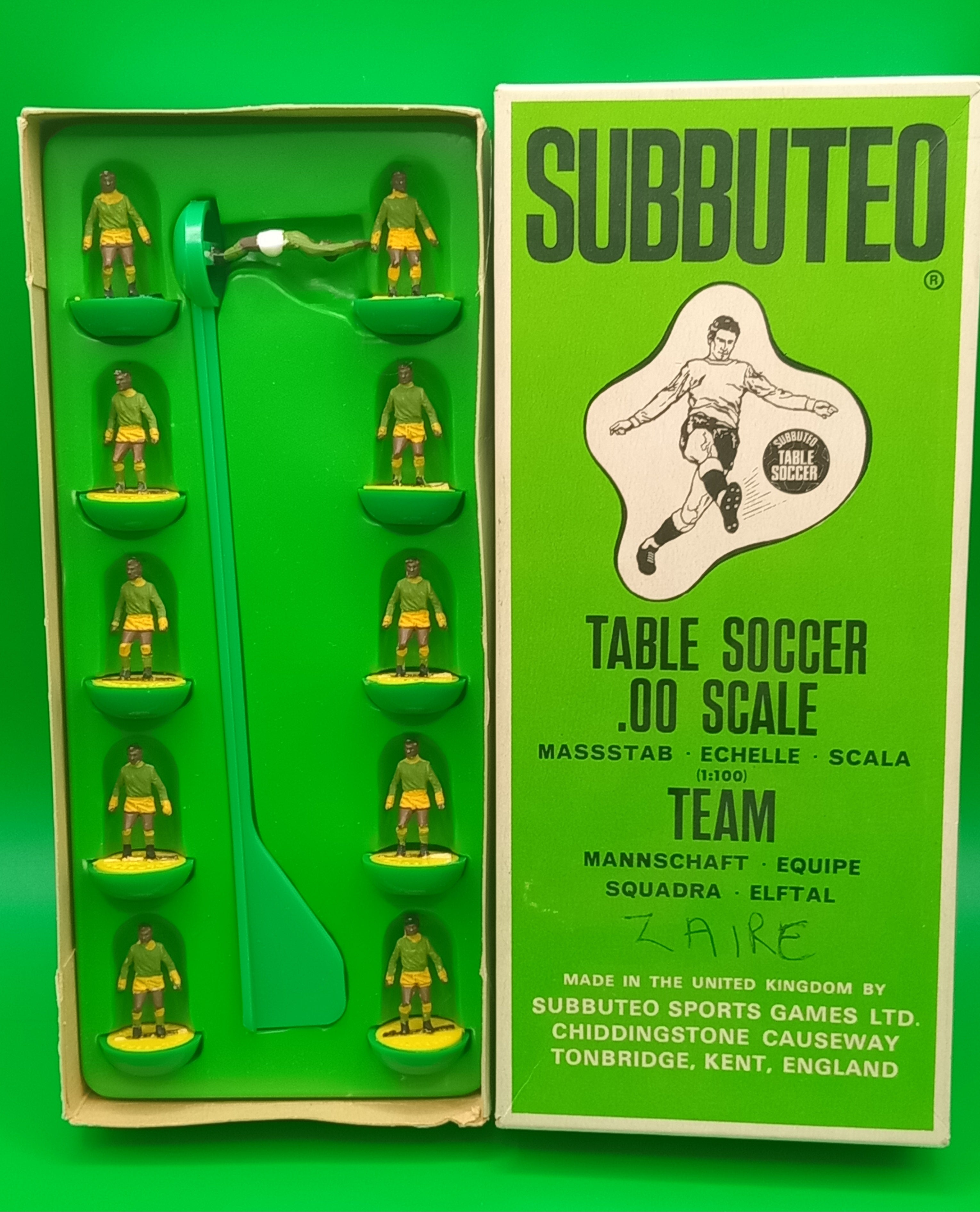 Subbuteo squadra hw Zaire ref. 176
