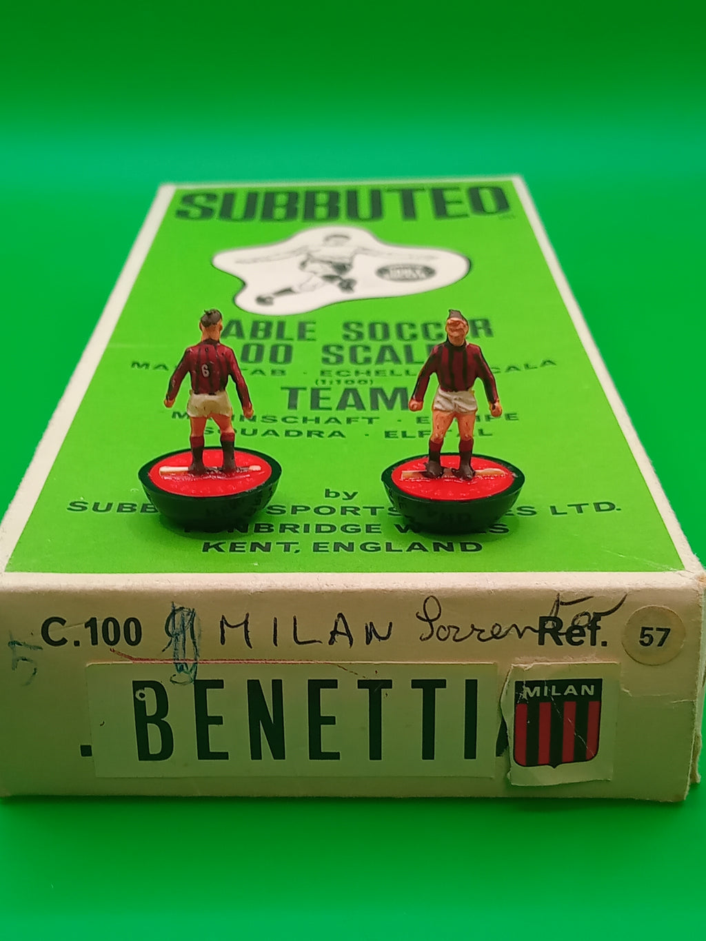 Subbuteo squadra hw Milan ref. 57