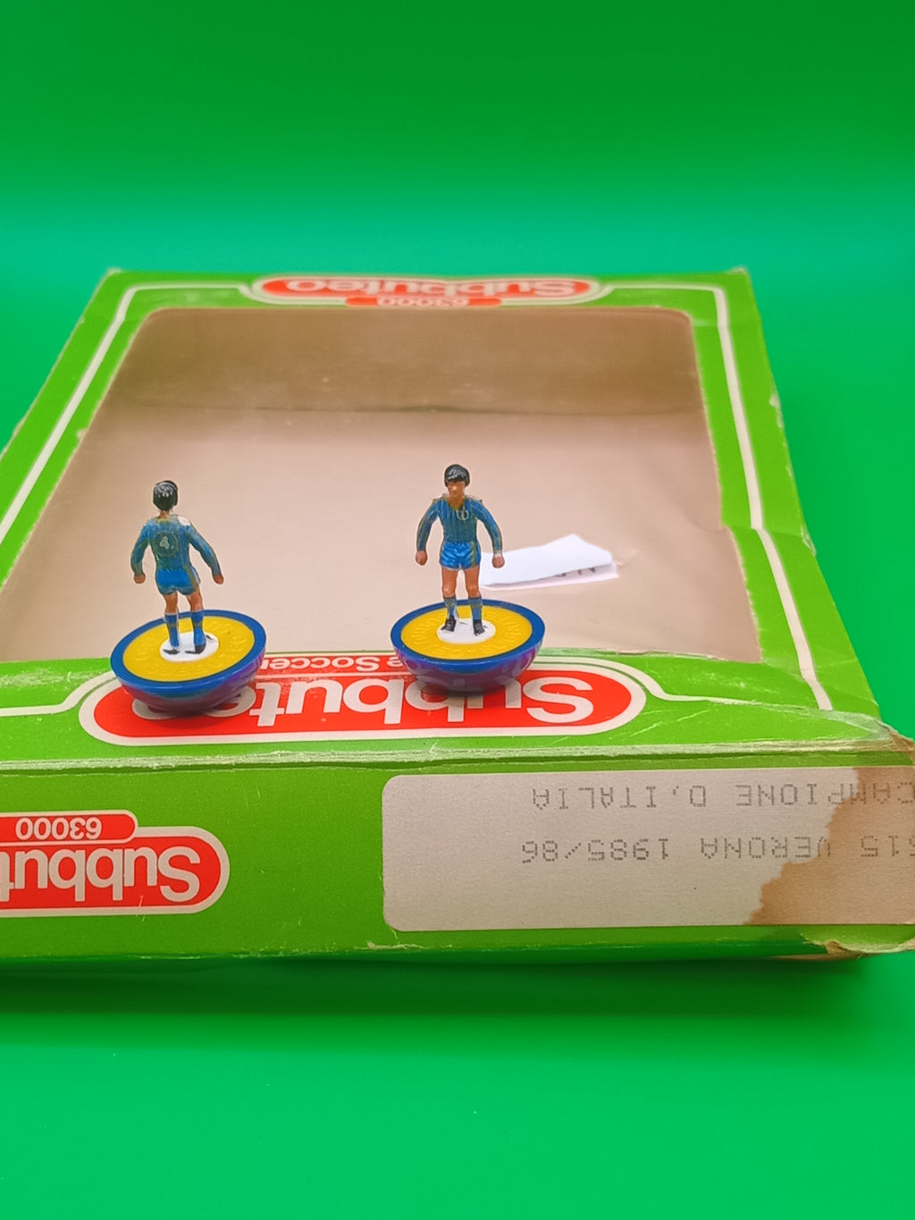 Subbuteo squadra lw Verona 1985-86 Campione D'Italia ref. 615