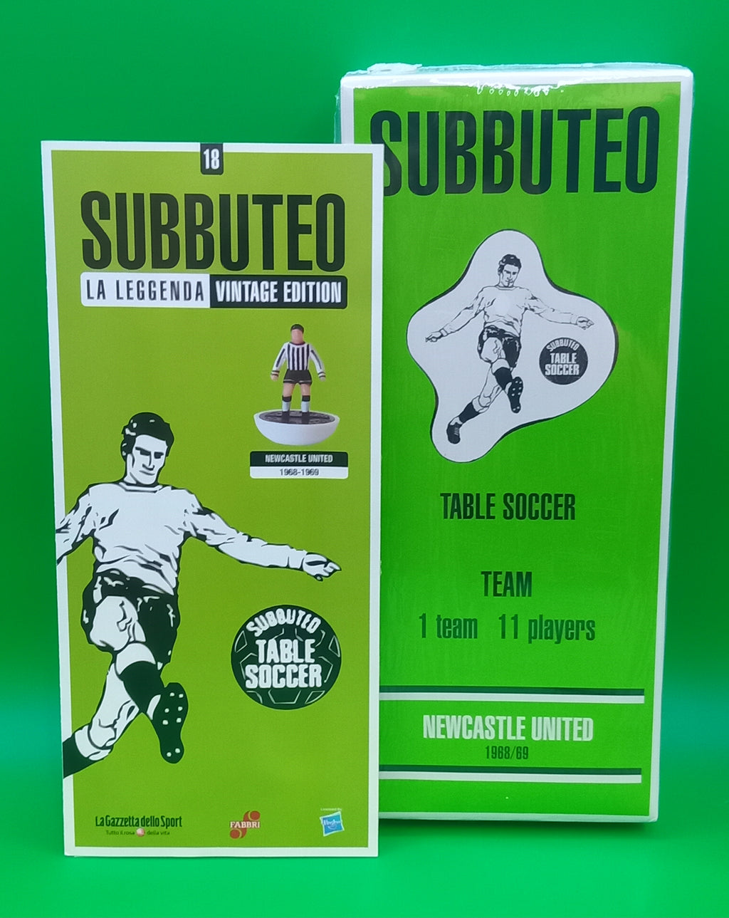 Subbuteo squadra hw vintage leggenda Newcastle 1968/69 - sigillata