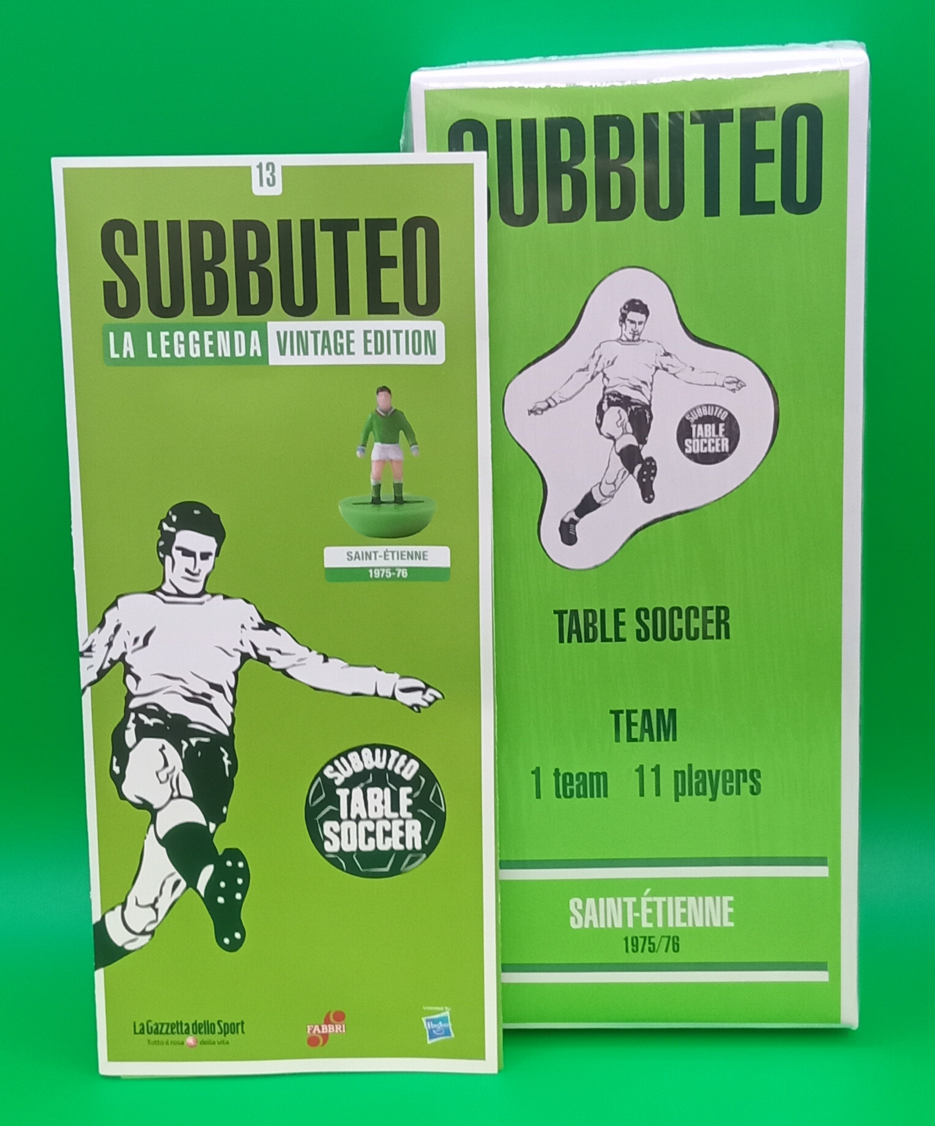 Subbuteo squadra hw vintage leggenda Saint-Etienne 1975/76 - sigillata