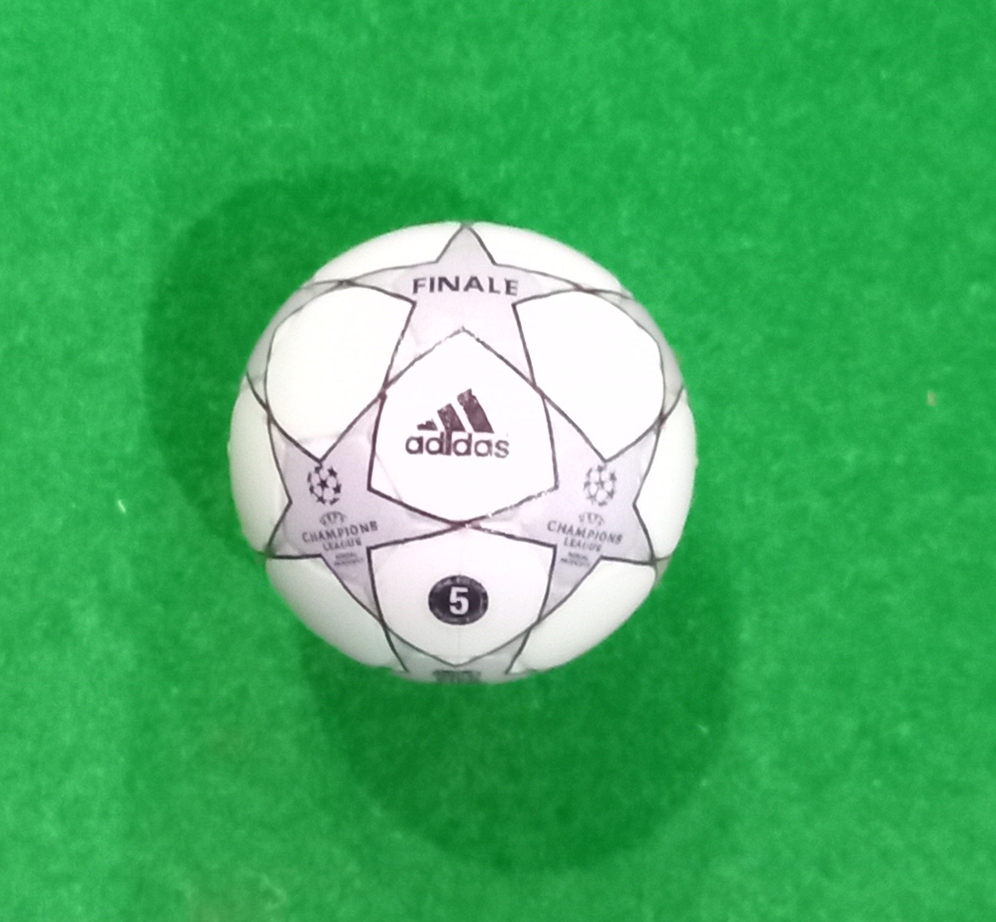 Subbuteo pallone in decals Finale Champions League 2000-2001