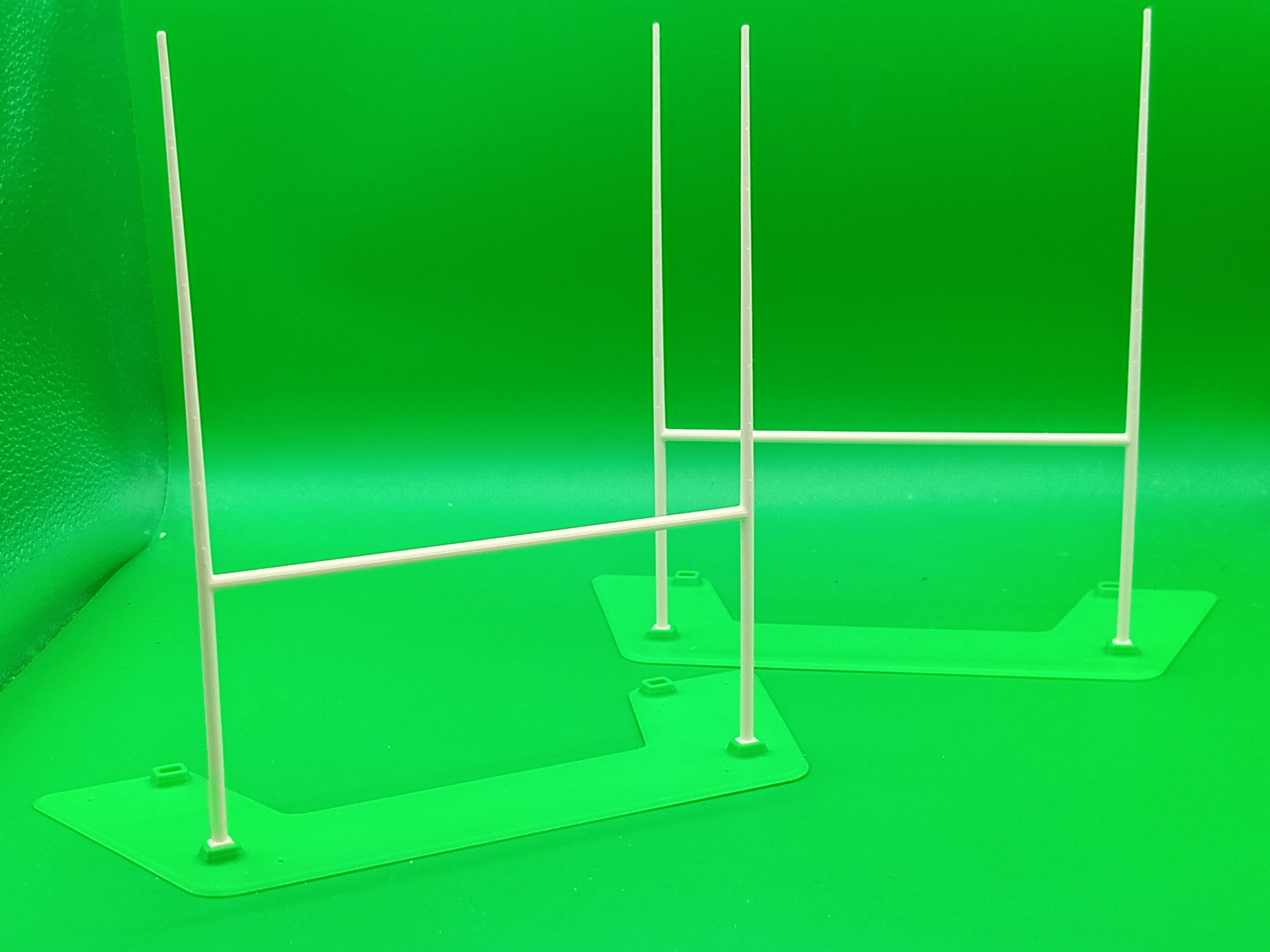 Subbuteolab kit Rugby coppia porte con base originale