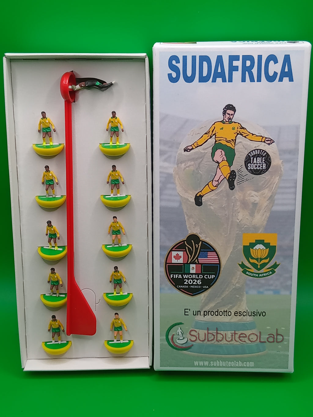 Subbuteolab squadra hw collana mondiali 2026 Sudafrica - dipinta a mano