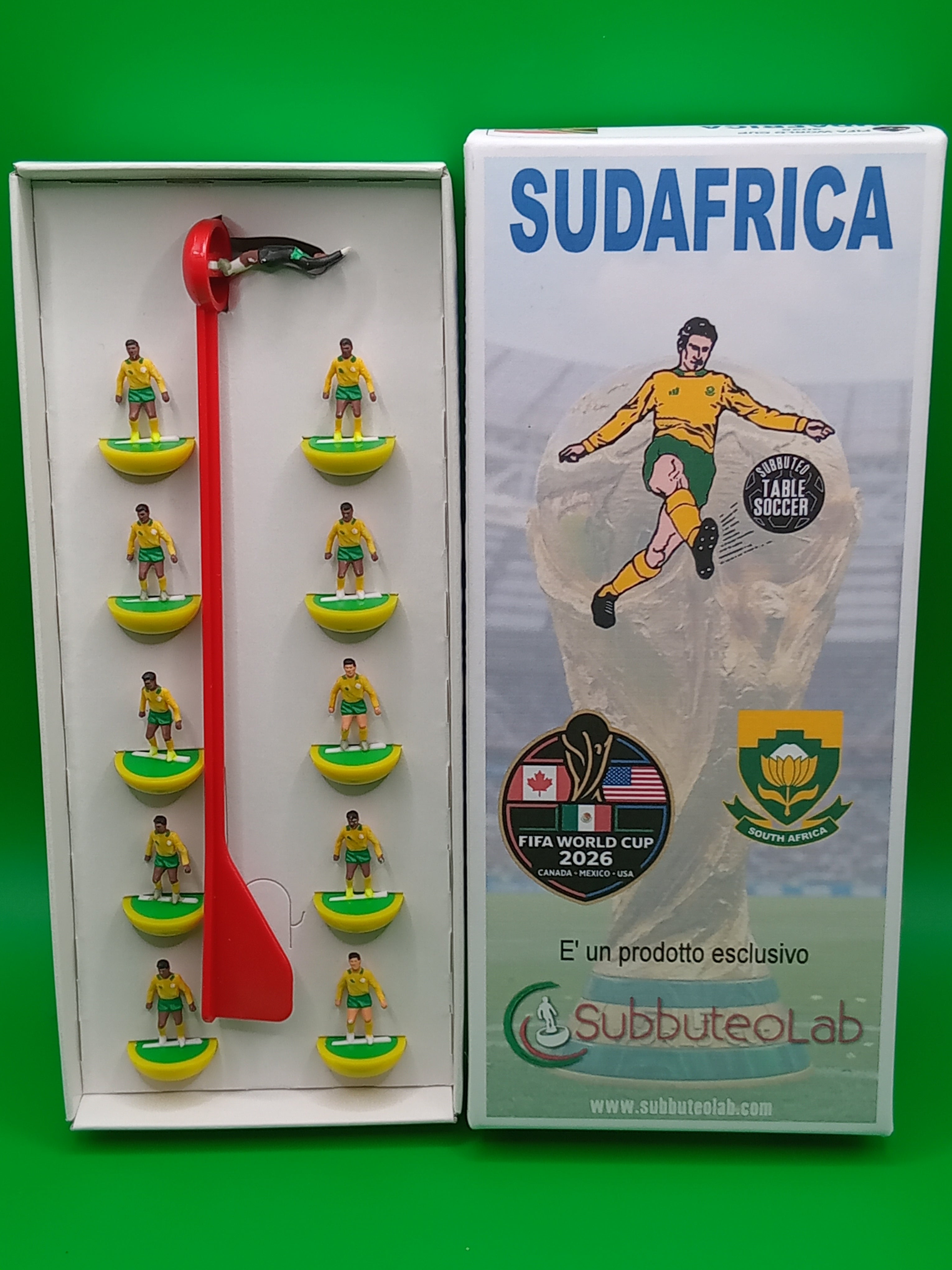 Subbuteolab squadra hw collana mondiali 2026 Sudafrica - dipinta a mano