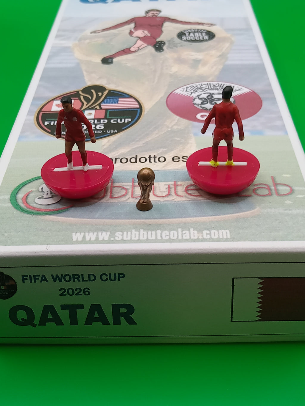 Subbuteolab squadra hw collana mondiali 2026 Qatar - dipinta a mano