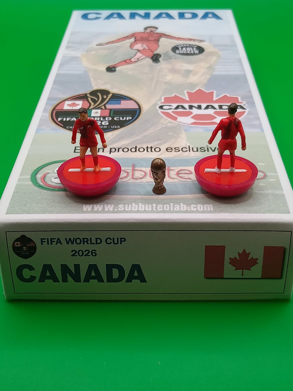 Subbuteolab squadra hw collana mondiali 2026 Canada - dipinta a mano