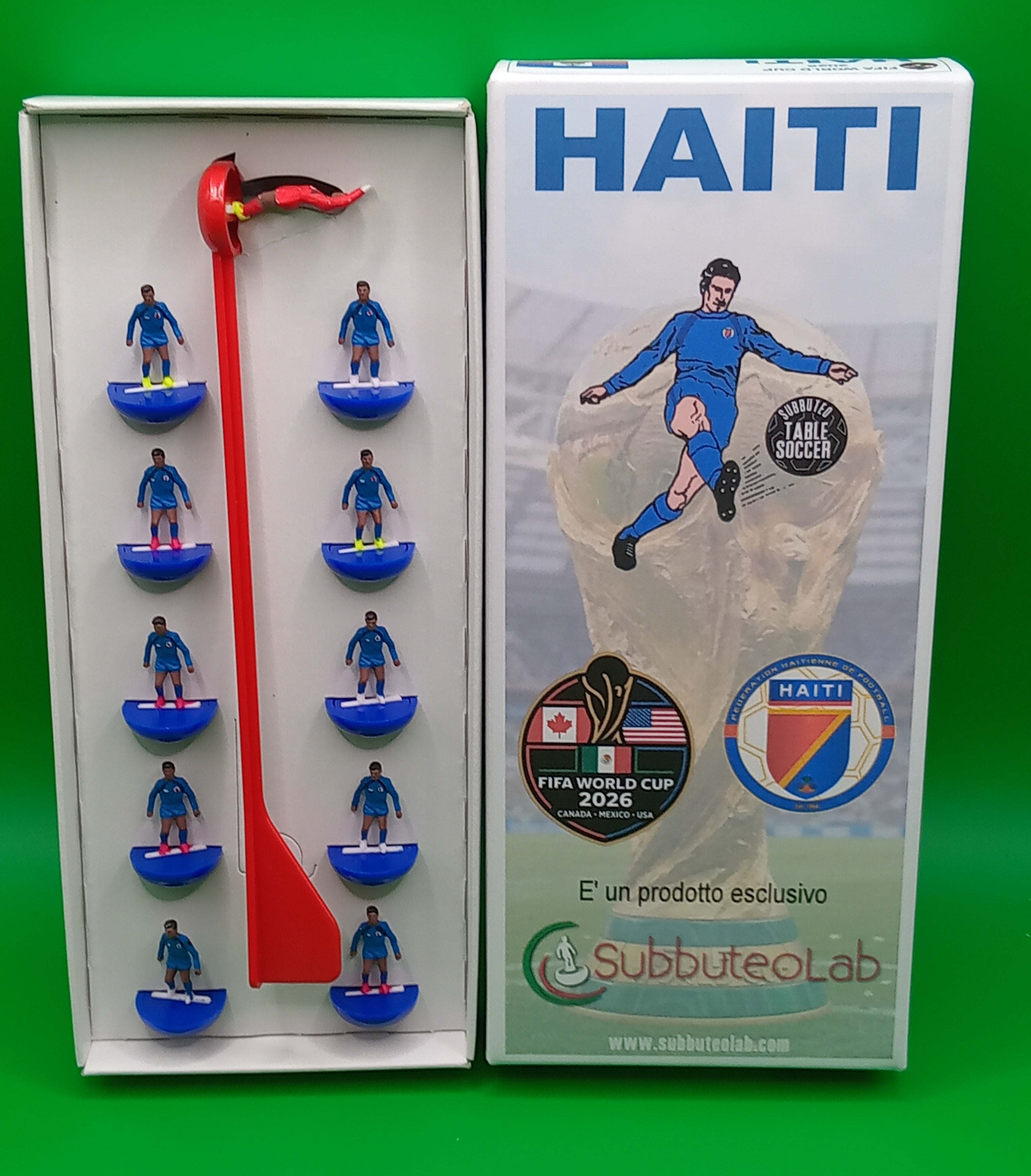 Subbuteolab collana mondiali 2026 Haiti - dipinta a mano