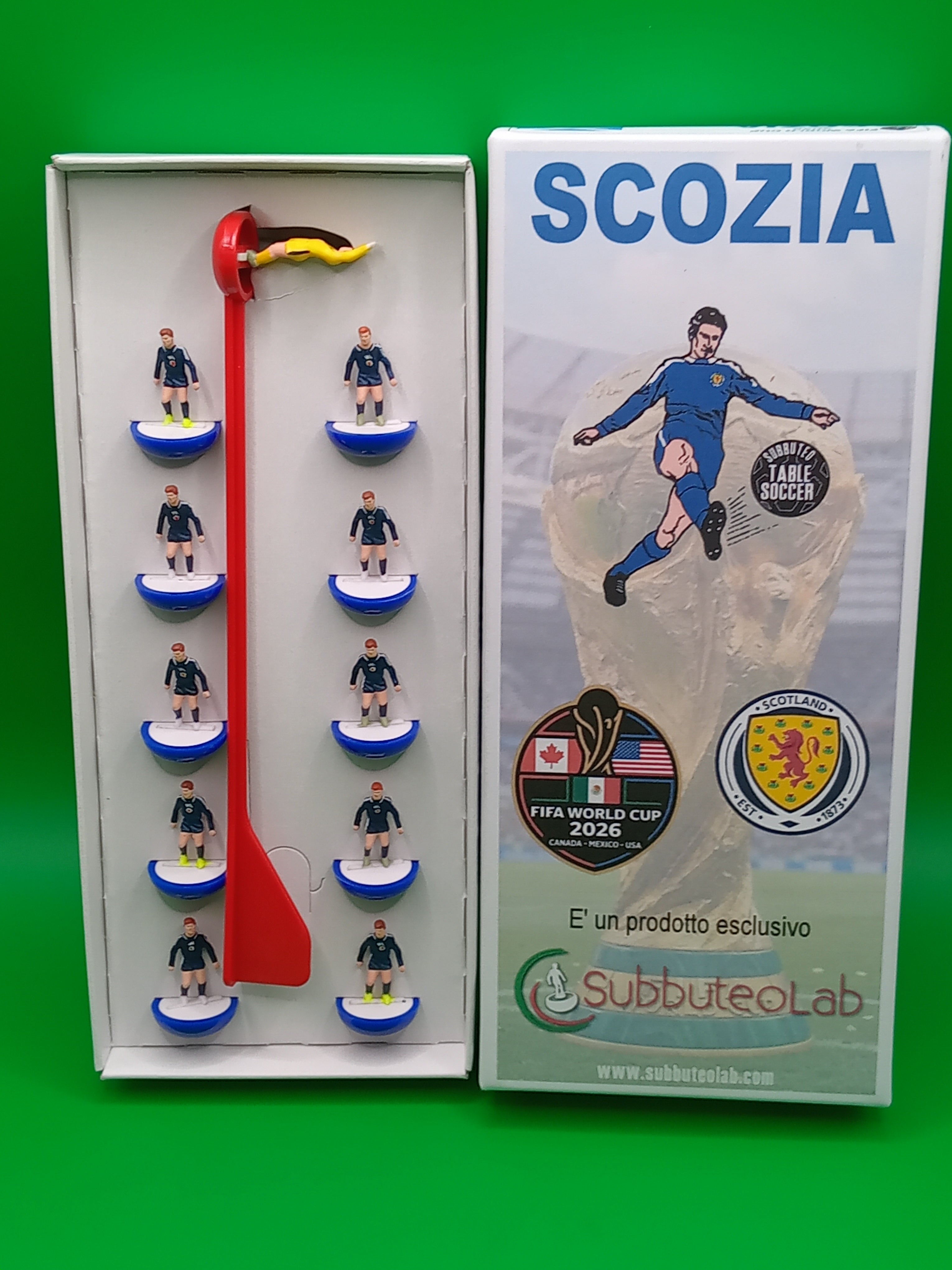 Subbuteolab collana mondiali 2026 Scozia - dipinta a mano