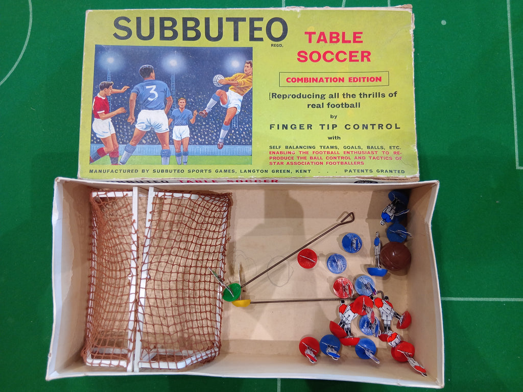Subbuteo set box Flat 1960s Combination Edition