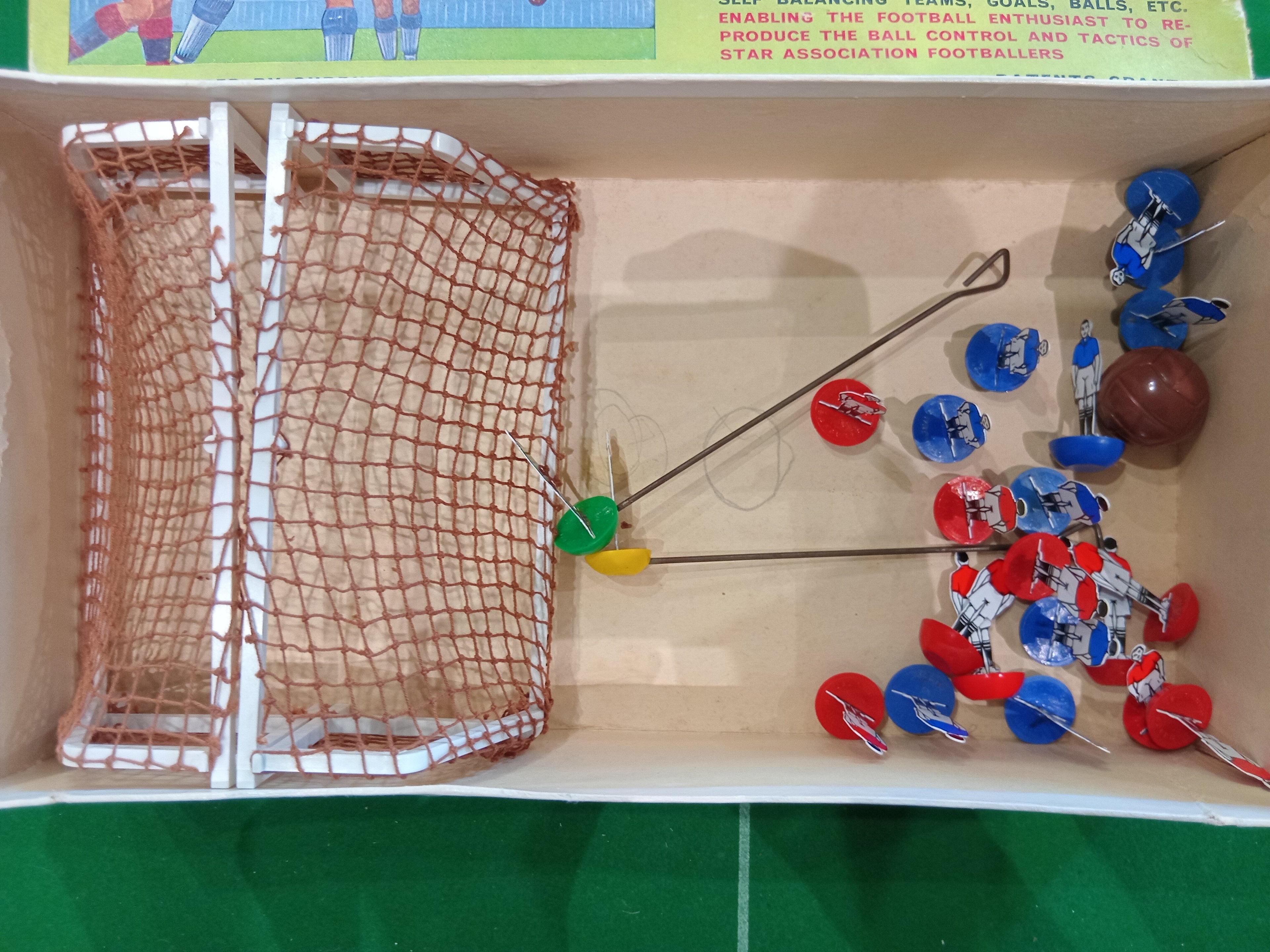 Subbuteo set box Flat 1960s Combination Edition