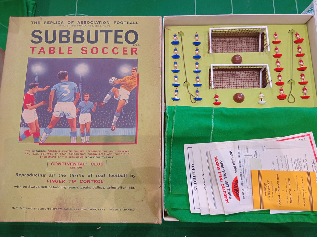 Subbuteo set box Club Edition anni '60 - miniature walker