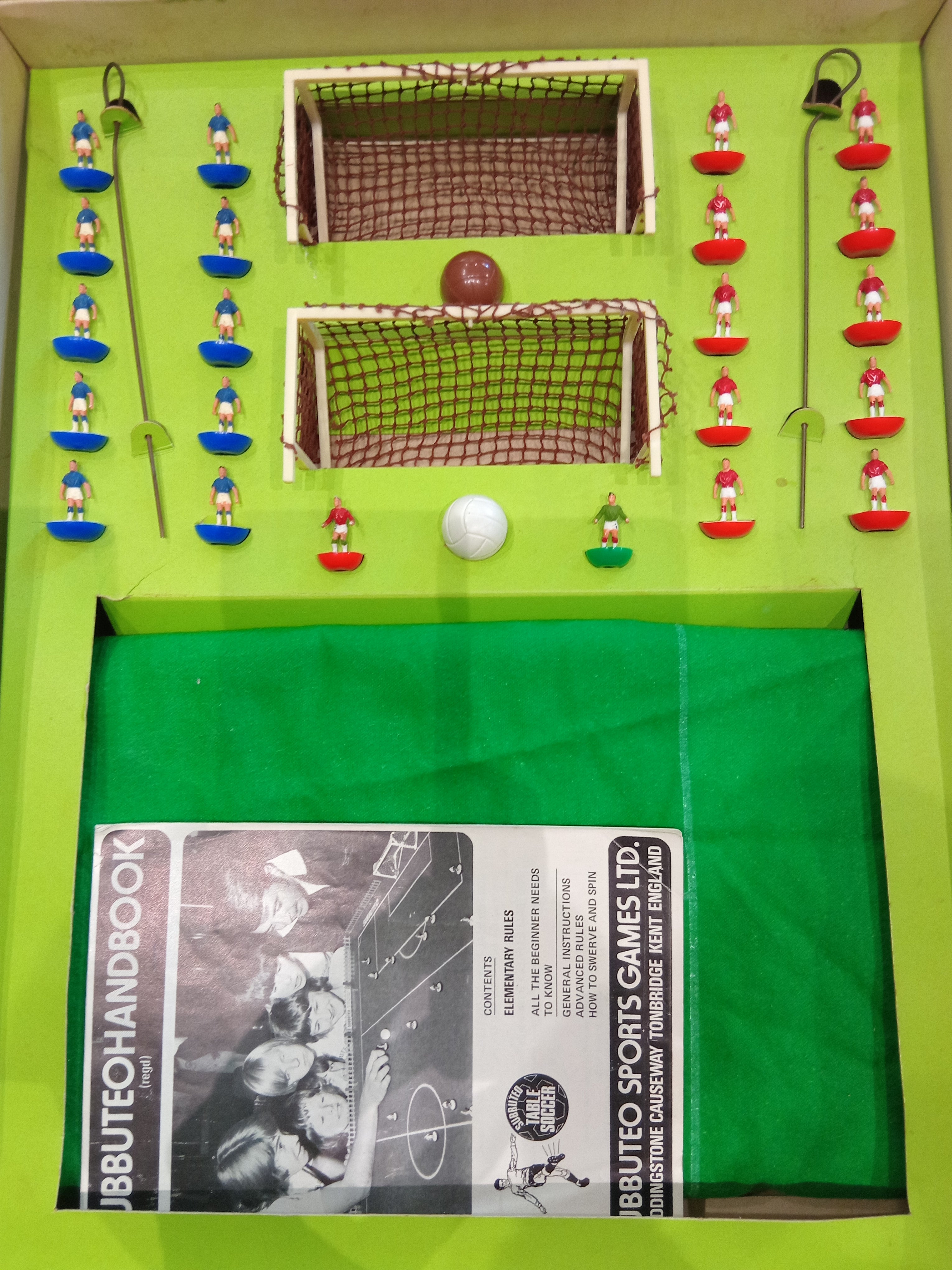 Subbuteo set box Club Edition anni '70 - miniature walker