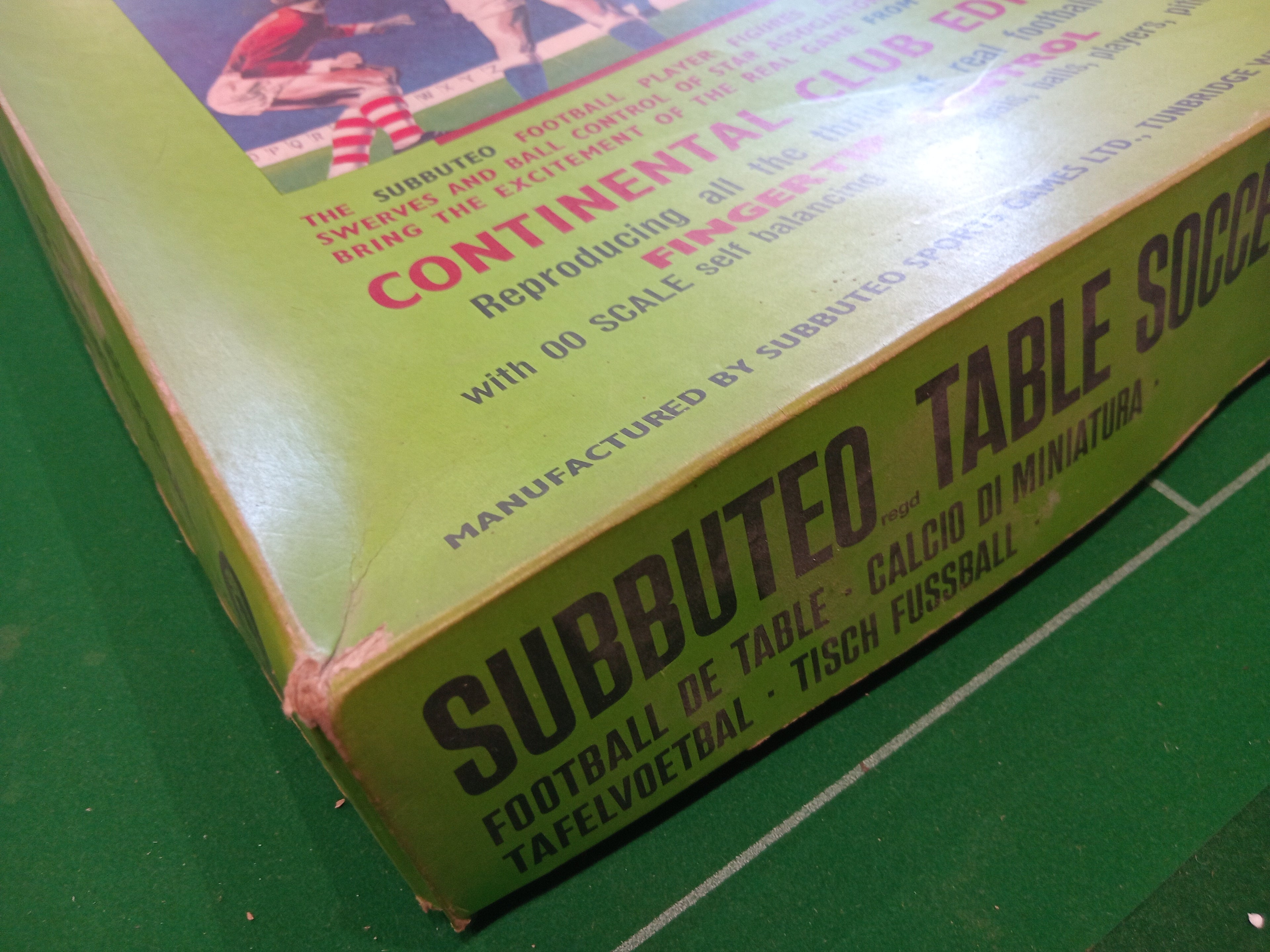 Subbuteo set box Club Edition anni '70 - miniature walker