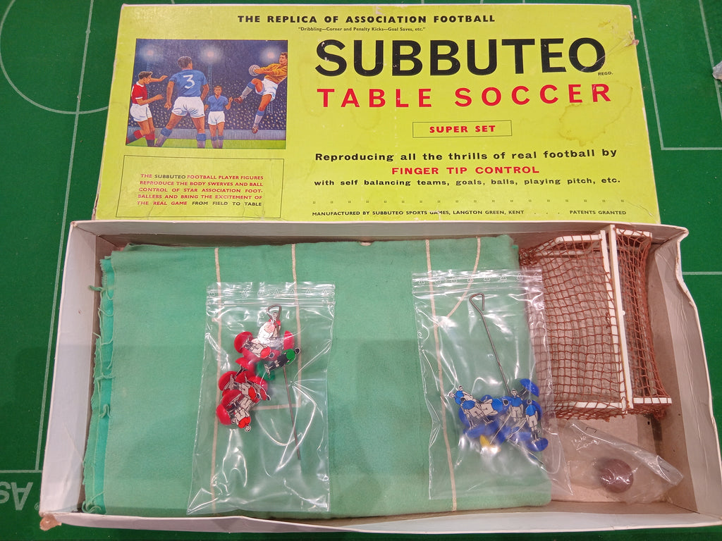 Subbuteo set box Flat 1960s Combination Edition