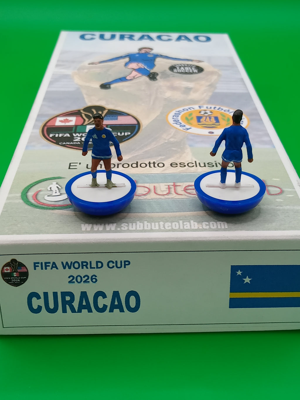 Subbuteolab collana mondiali 2026 Curacao - dipinta a mano
