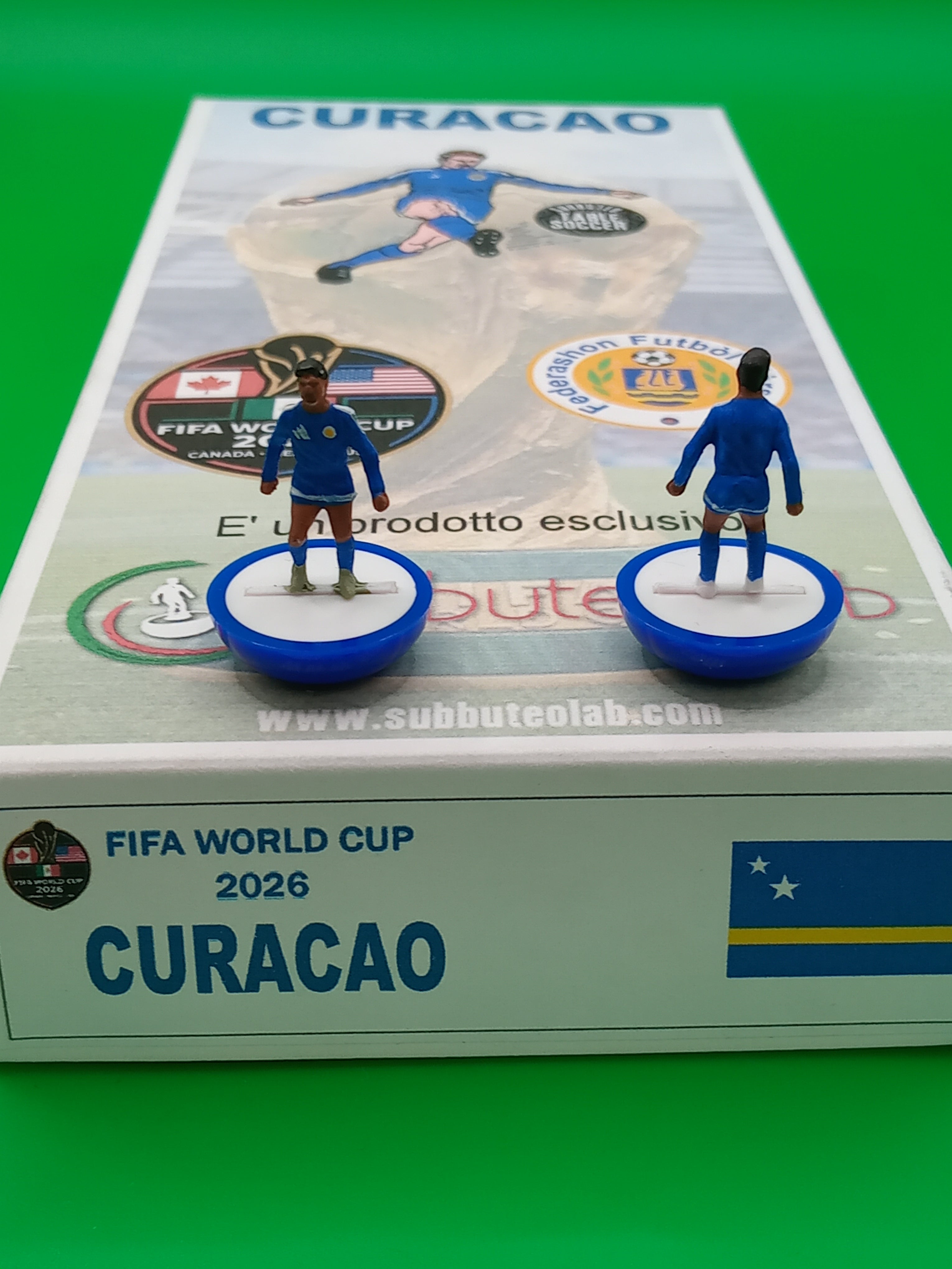 Subbuteolab collana mondiali 2026 Curacao - dipinta a mano