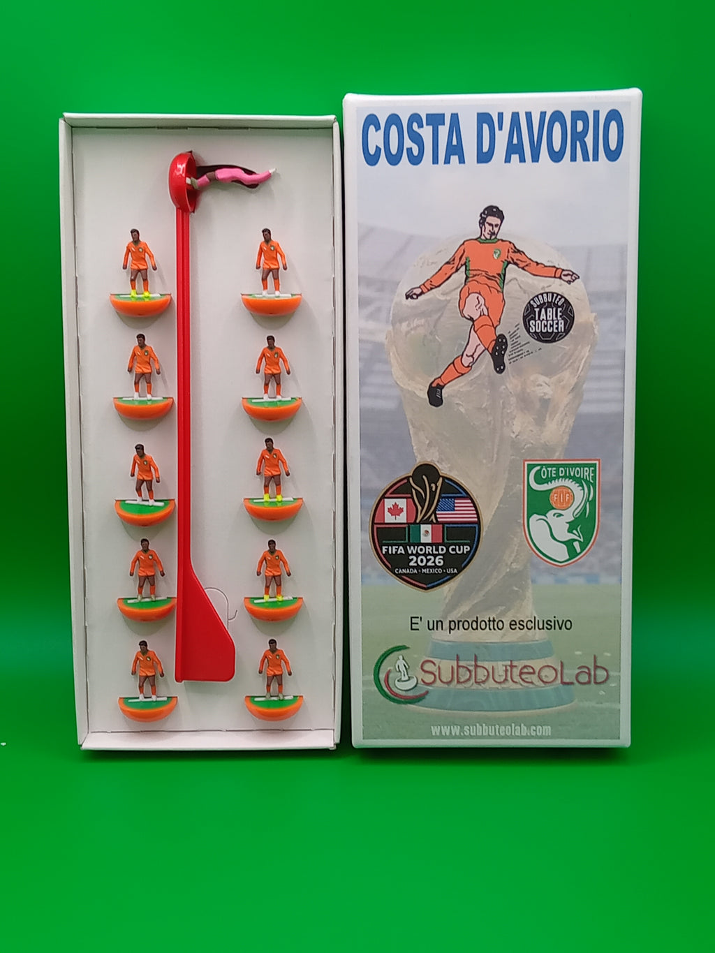 Subbuteo collana mondiali 2026 Costa D'Avorio - dipinta a mano