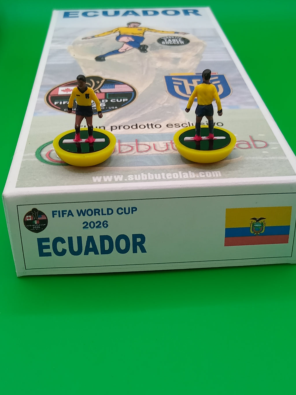 Subbuteolab collana mondiali 2026 Ecuador - dipinta a mano