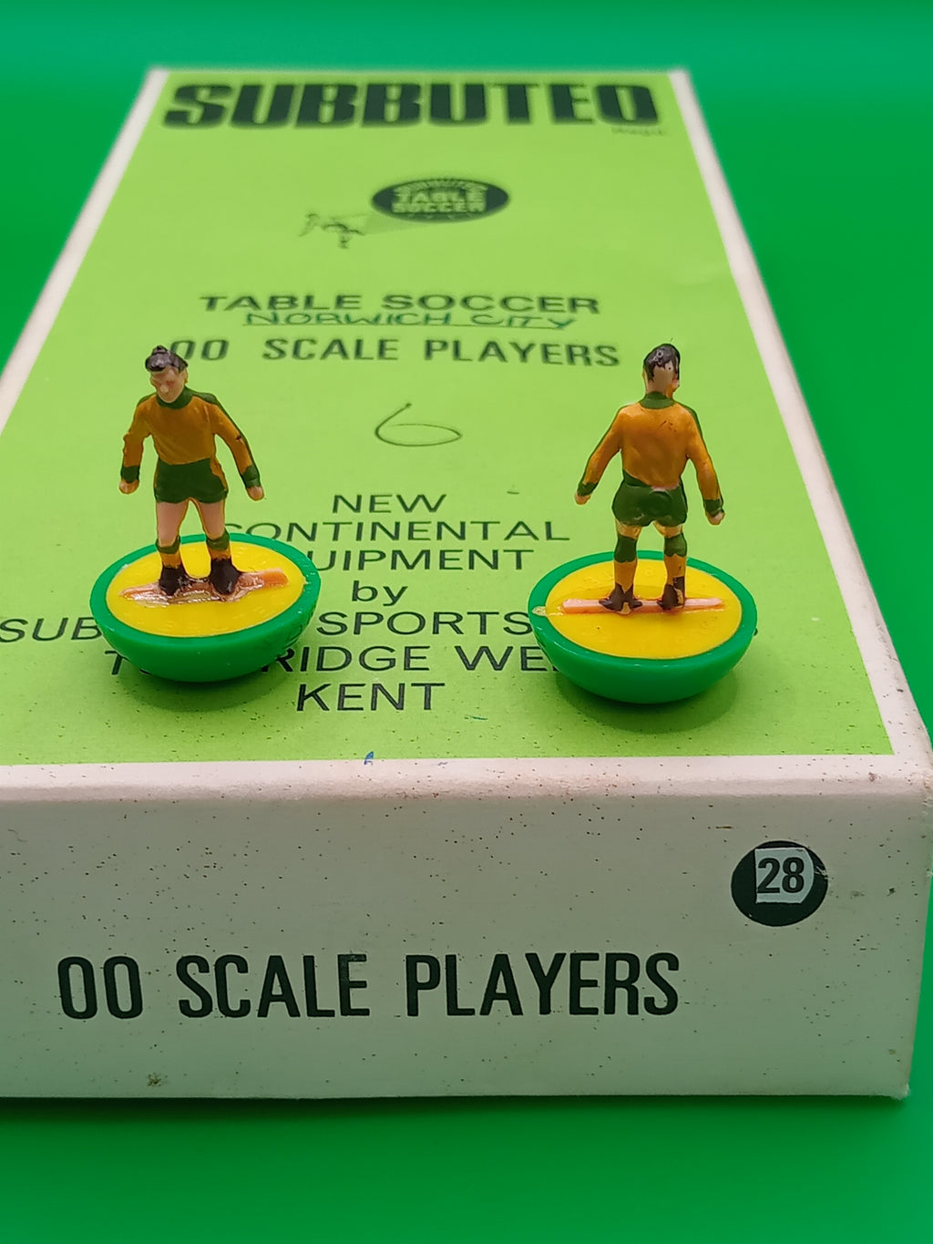 Subbuteo squadra hw Norwich ref. 28