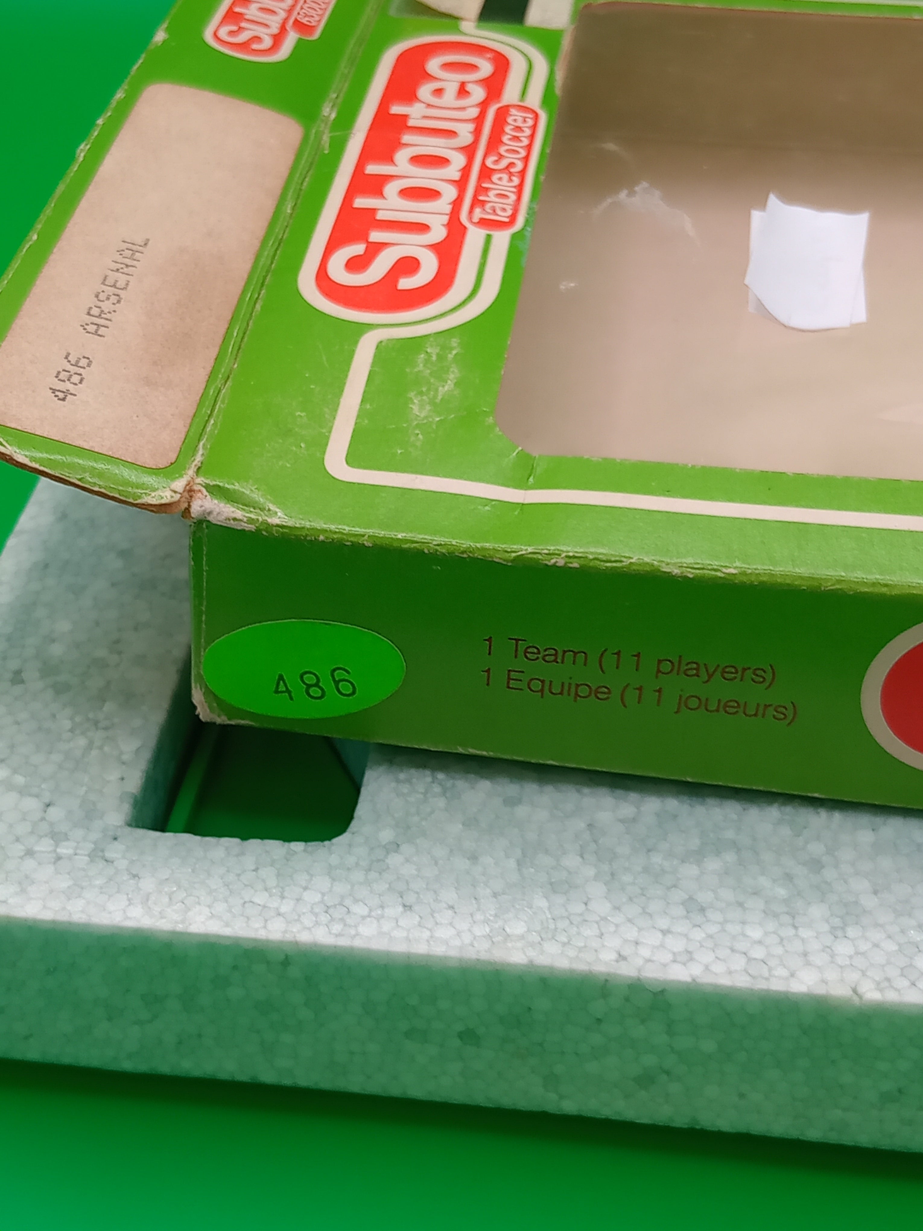 Subbuteo squadra lw Arsenal ref. 486