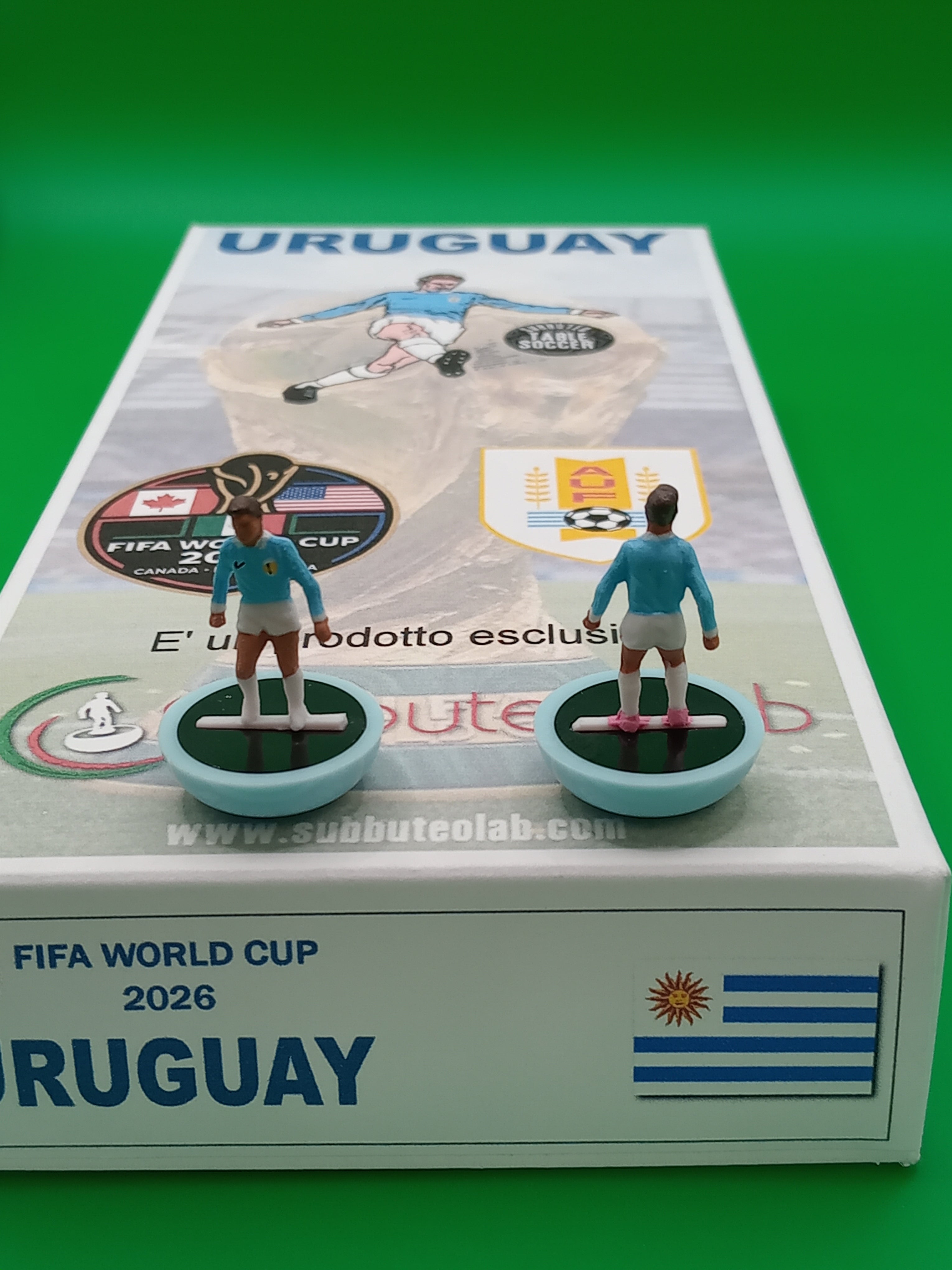 Subbuteolab collana mondiali 2026 Uruguay - dipinta a mano