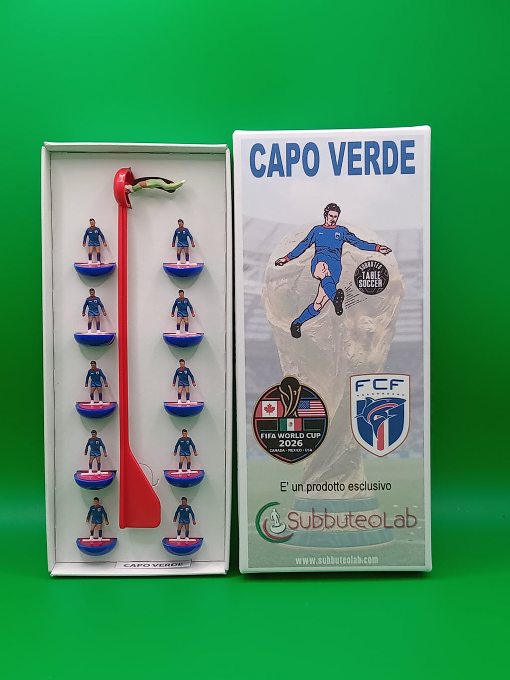 Subbuteolab collana mondiali 2026 Capo Verde - dipinta a mano