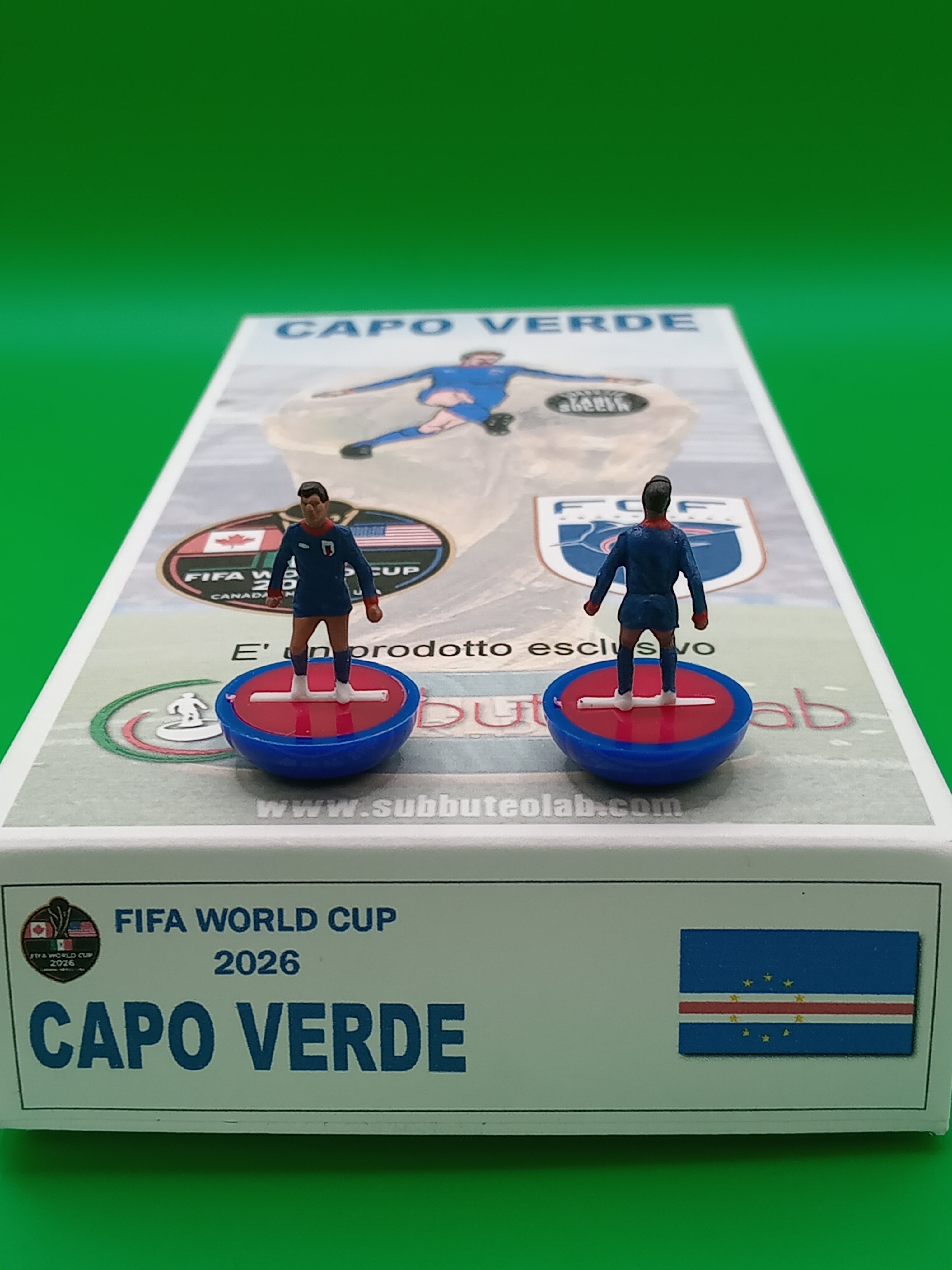 Subbuteolab collana mondiali 2026 Capo Verde - dipinta a mano