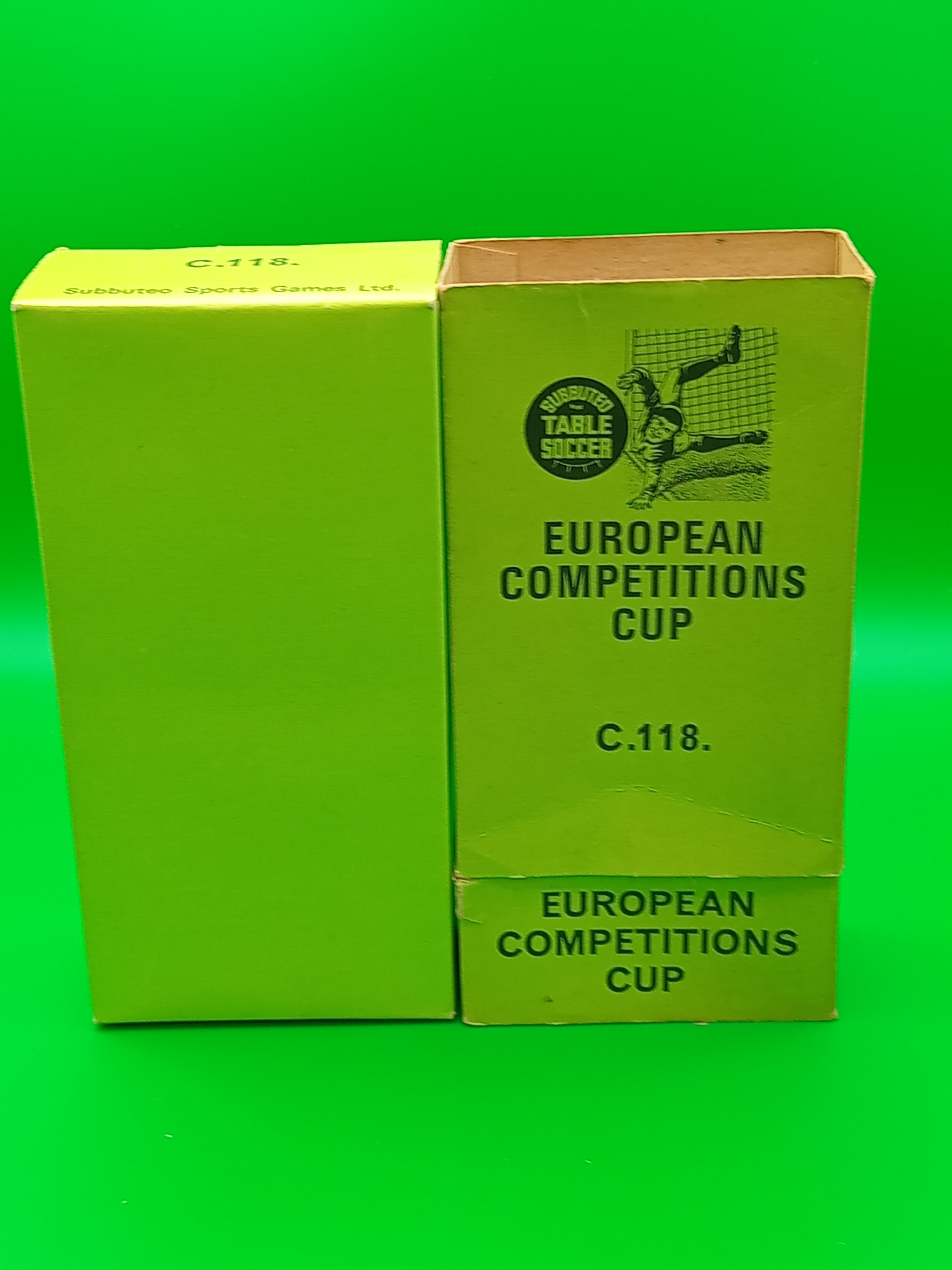 Subbuteo trofeo European Competition Cup C118