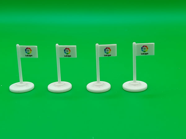 Subbuteo kit 4 bandierine corner Liga