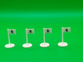 Subbuteo kit 4 bandierine corner Premier League