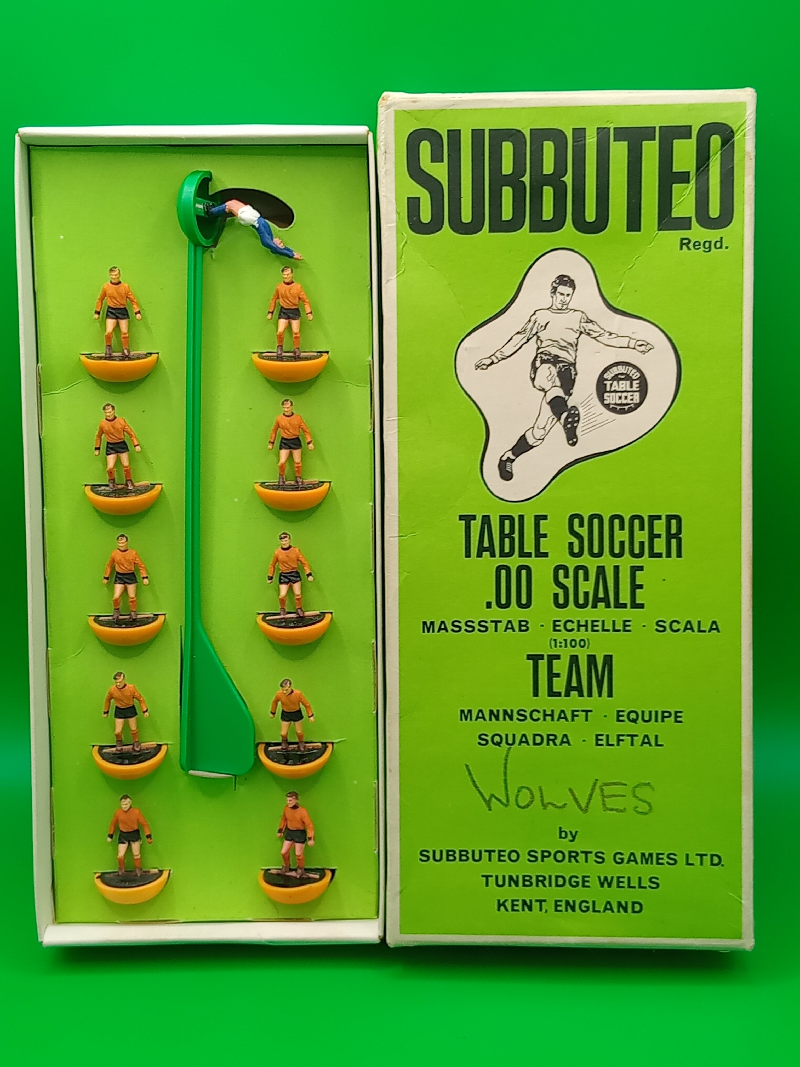 Subbuteo squadra hw Wolves ref. 77