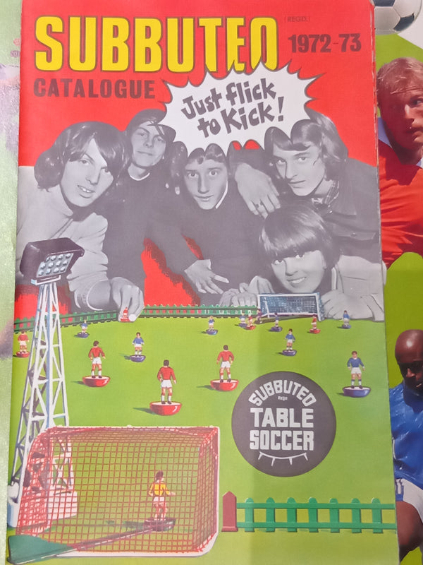 Subbuteo catalogo illustrato in lingua inglese 1972-73