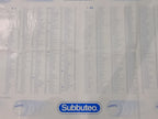 Subbuteo poster catalogo prodotti e squadre anni '90