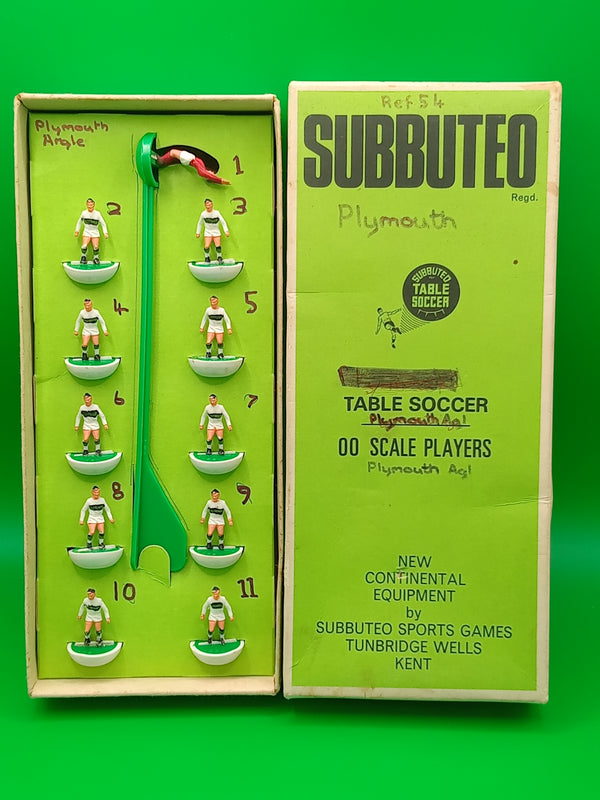Subbuteo squadra hw Plymouth Argyle ref. 54