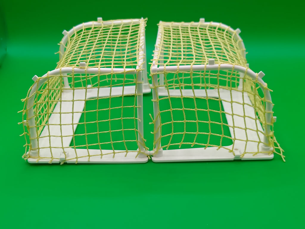 Subbuteolab coppia porte striker - rete gialla