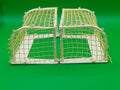 Subbuteolab coppia porte striker - rete gialla