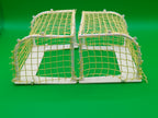 Subbuteolab coppia porte striker - rete gialla