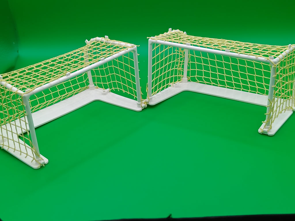 Subbuteolab coppia porte striker - rete gialla