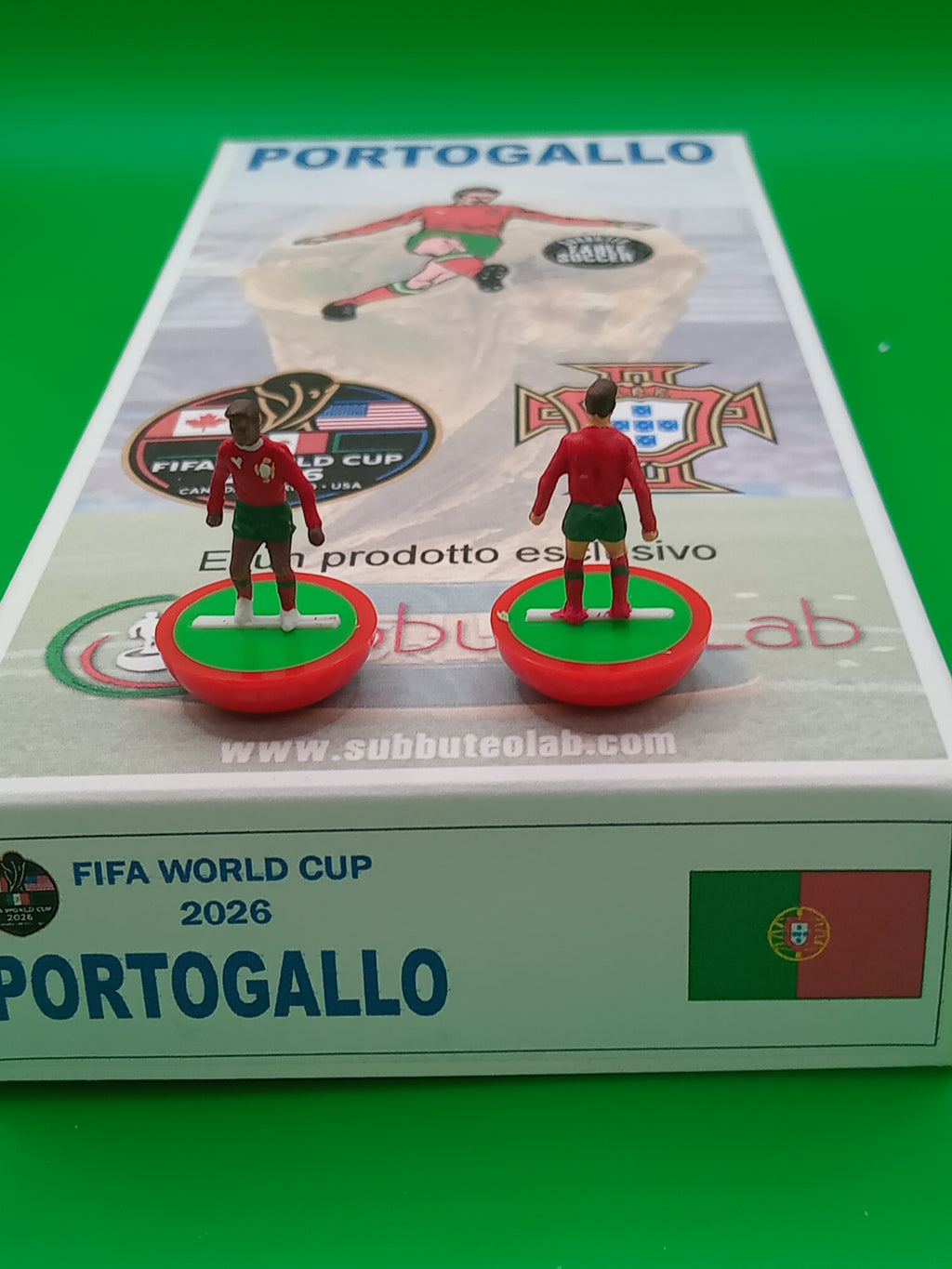 Subbuteolab collana mondiali 2026 Portogallo - dipinta a mano